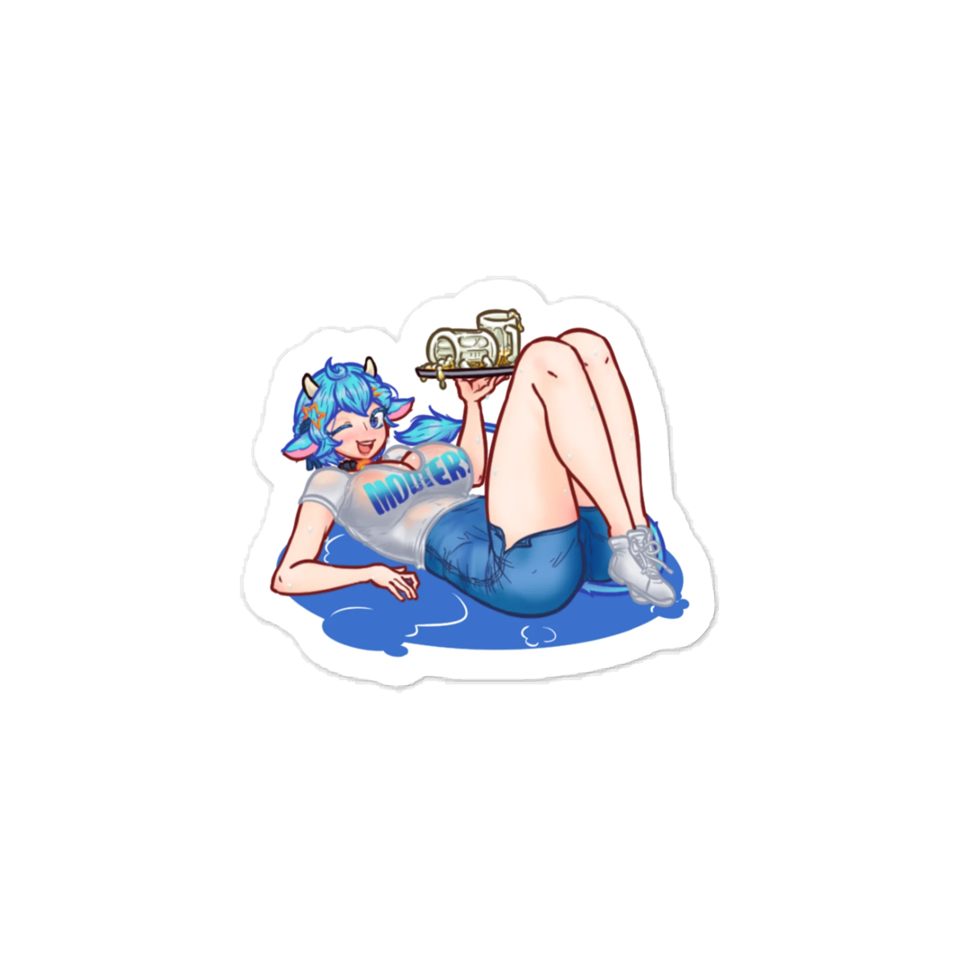 Moo Merrily Shift Spill Sticker product image (1)