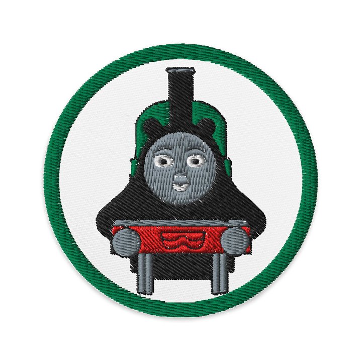 Emily Front View Embroidered Patch product image (1)