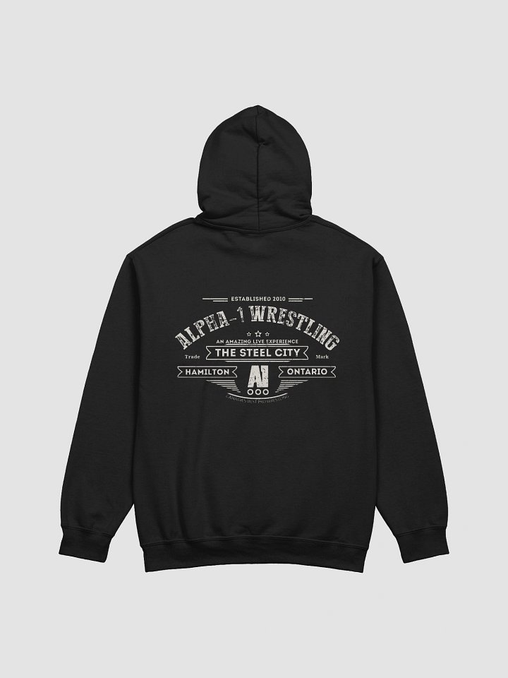 Vintage A1 Wrestling Steel City Double Sided Hoodie product image (2)