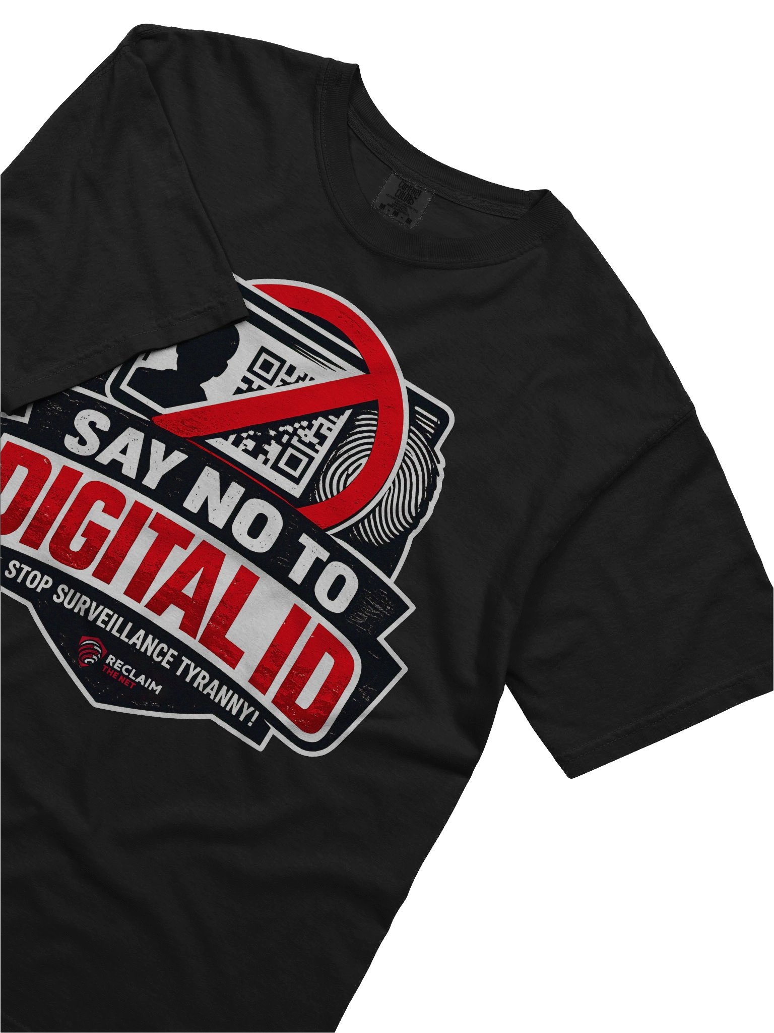 Say No To Digital ID Front Graphic Campaign T-Shirt product image (5)