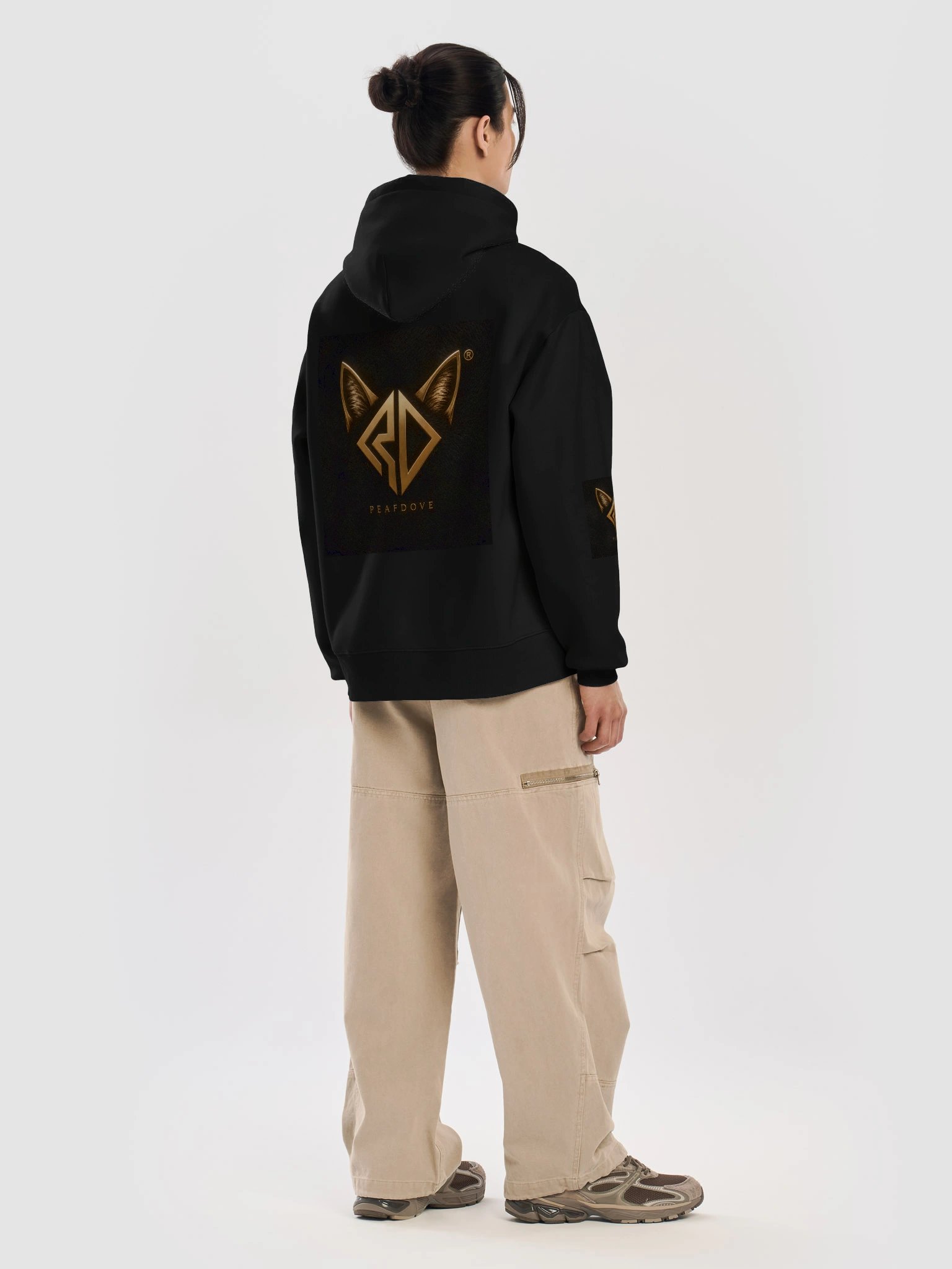PEAFDOVE® BLACK CAT SIGNAL — Luxury Hoodie product image (8)