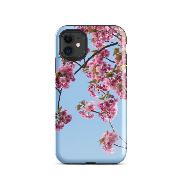 Cherry Blossom Skyline iPhone Tough Case - Premium Protection with Elegant Floral Design product image (2)