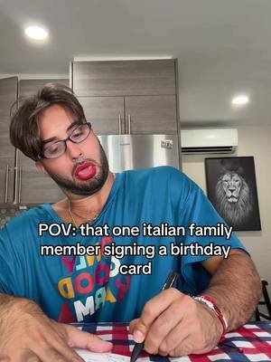 underlining every word #italian #family