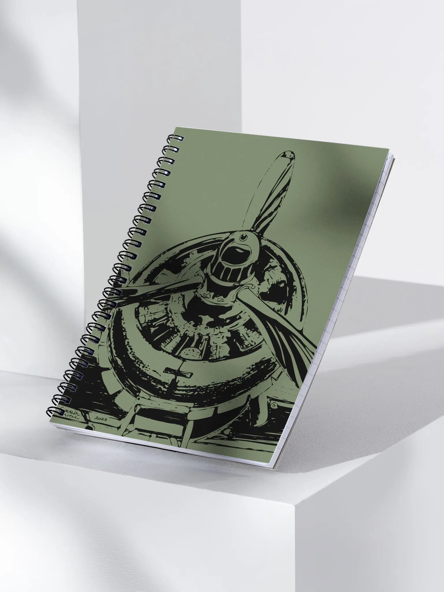 DC-3 Dakota Ring Bind Notebook Perfect Gift for Pilots & Enthusiasts Sketching Doodling Journals product image (3)