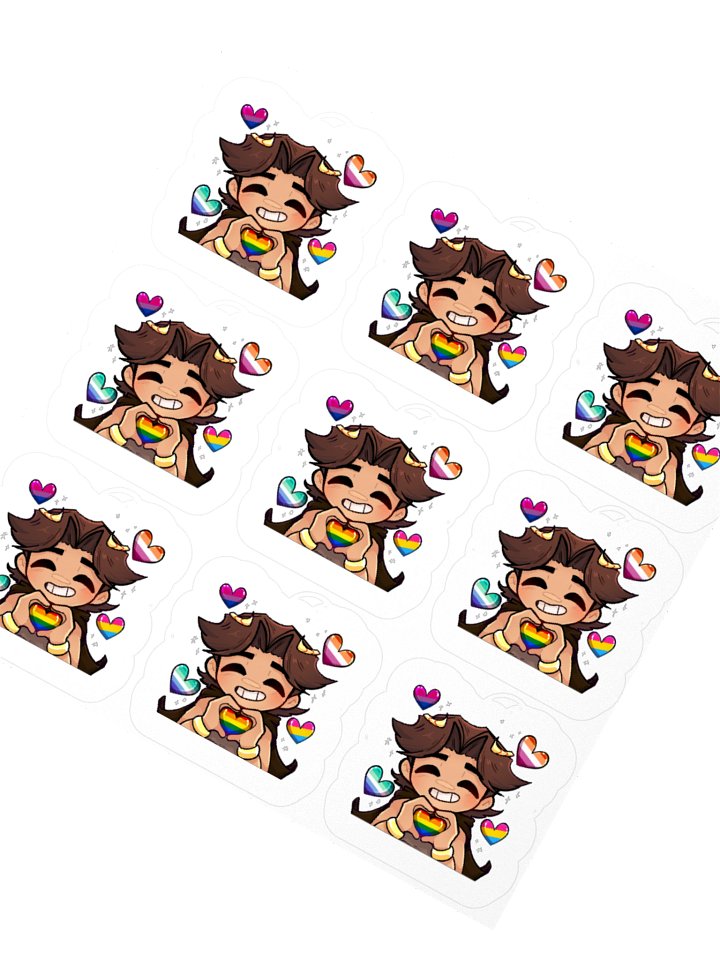Nukeri Emote Sticker Set - 9x Pride product image (6)