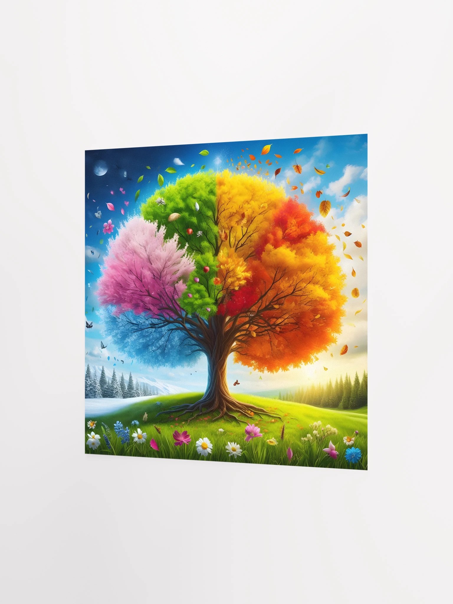 Seasonal Tree Matte Poster Print product image (7)