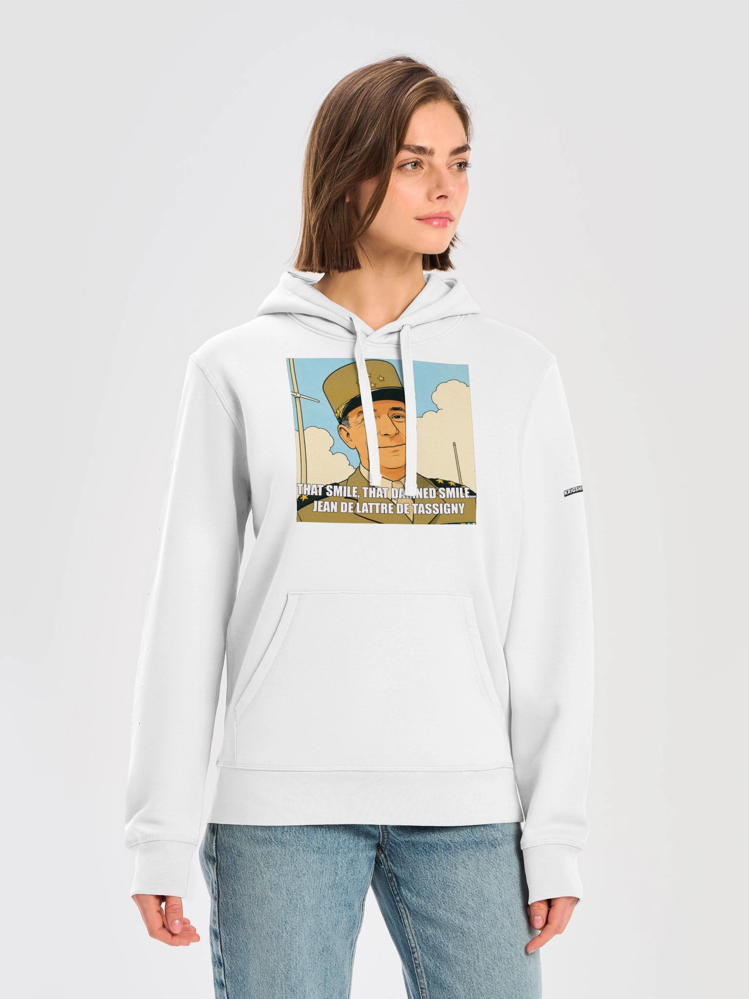 That smile, That damn smile - Jean De Lattre De Tassigny (Premium Organic Hoodie) product image (5)