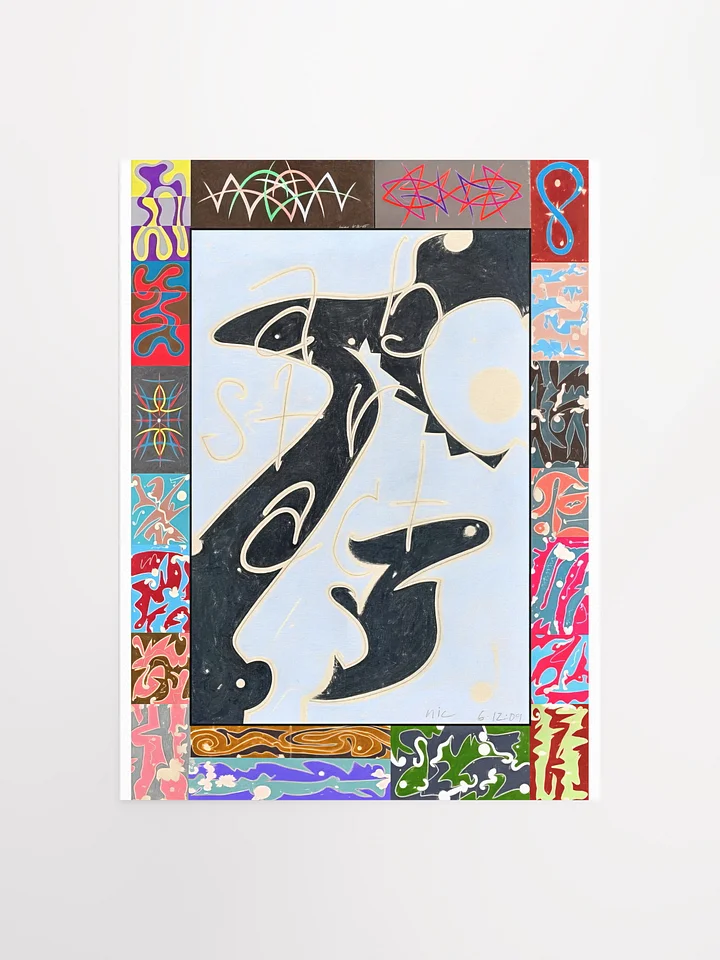 Abstract poster 2009 print product image (2)