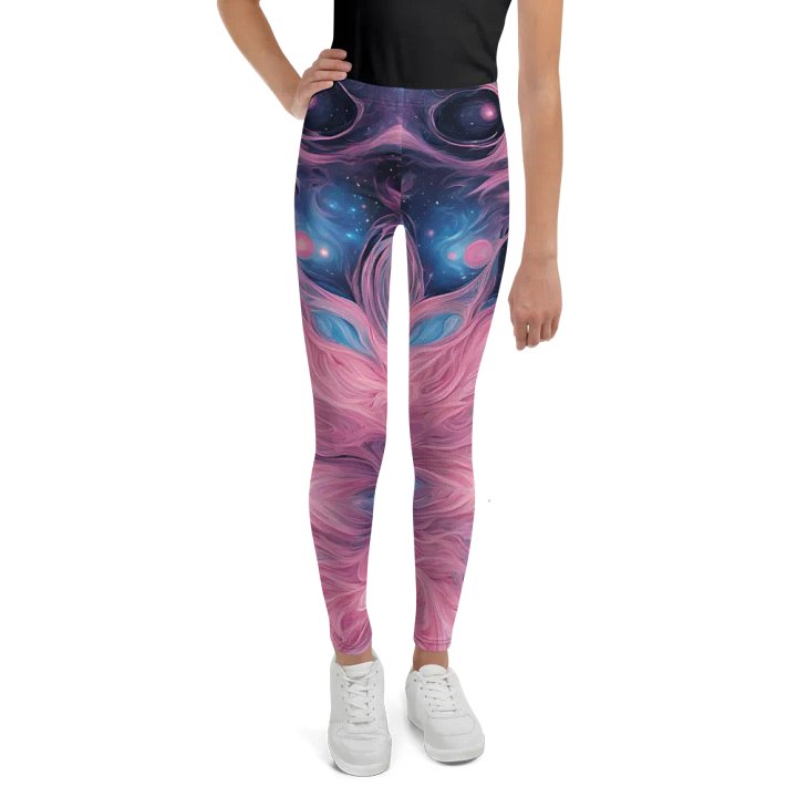 Cosmic Swirl Youth Leggings product image (1)