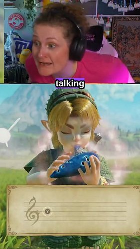 Streamer freaks over Ocarina of Time Remake Feature! #zelda #ocarinaoftimeremake #ocarinaoftime