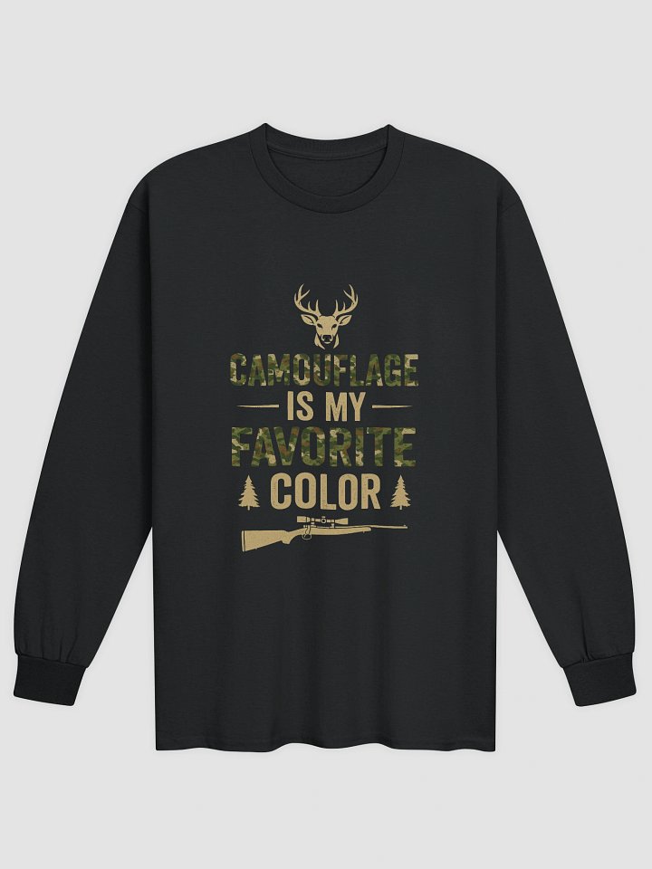 Long Sleeve Camo Shirt – Camouflage Is My Favorite Color product image (4)