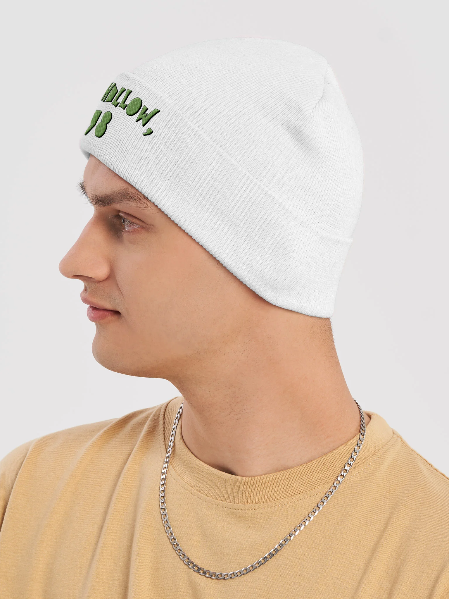 "Sleepy Hollow, 1998" Dayglo Green Beanie product image (7)