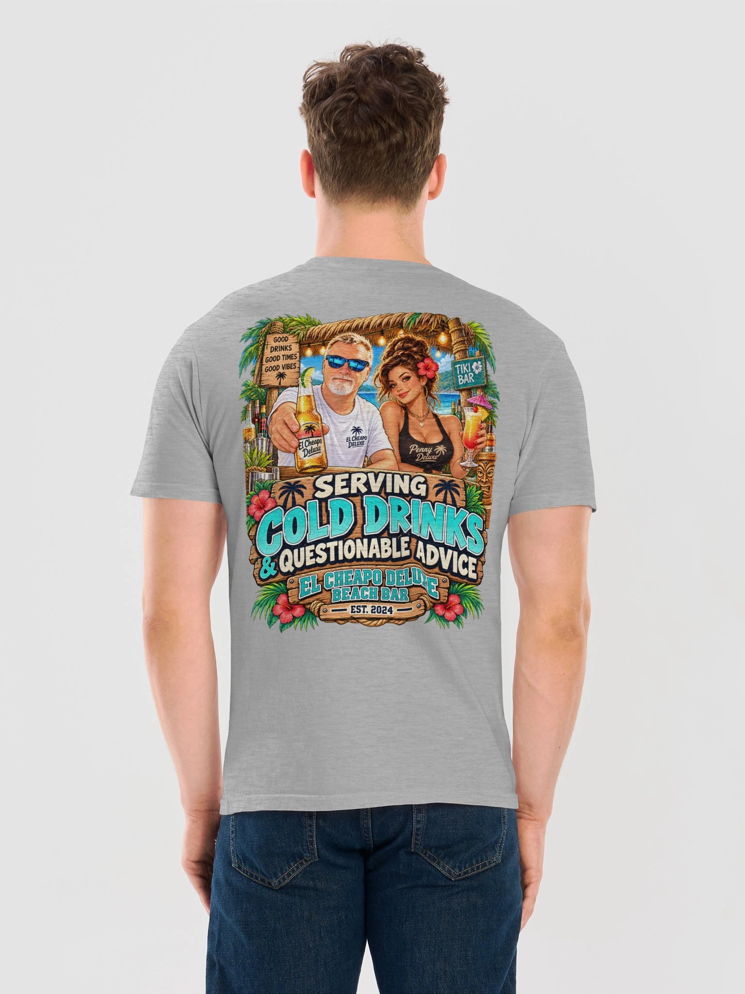 El Cheapo Deluxe Beach Bar - Questionable Advice Tee product image (82)