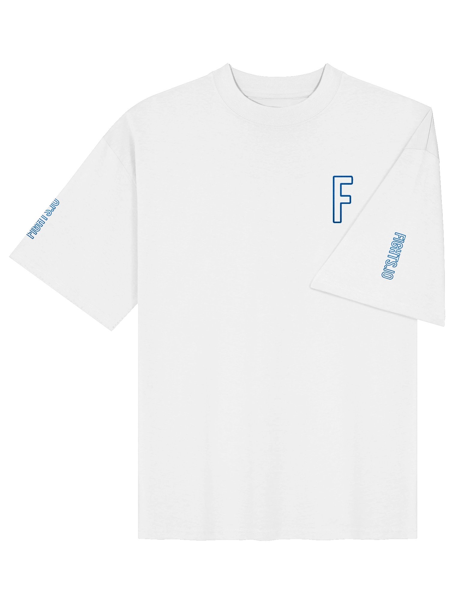 HALOGEN White/Blue Oversize Tee (Cornerman Edition) product image (4)