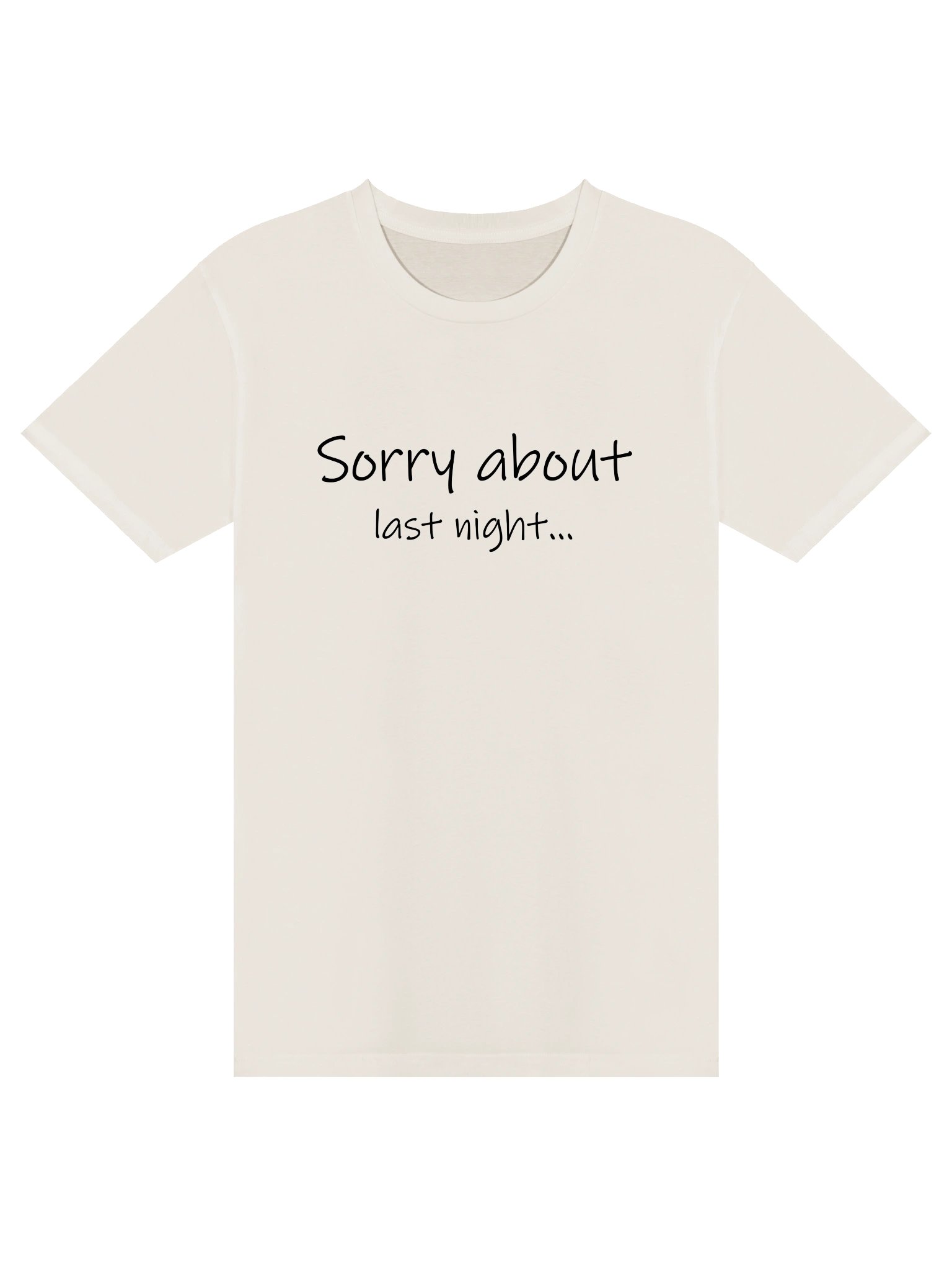 Sorry About Last Night Premium Tee Lt. product image (3)