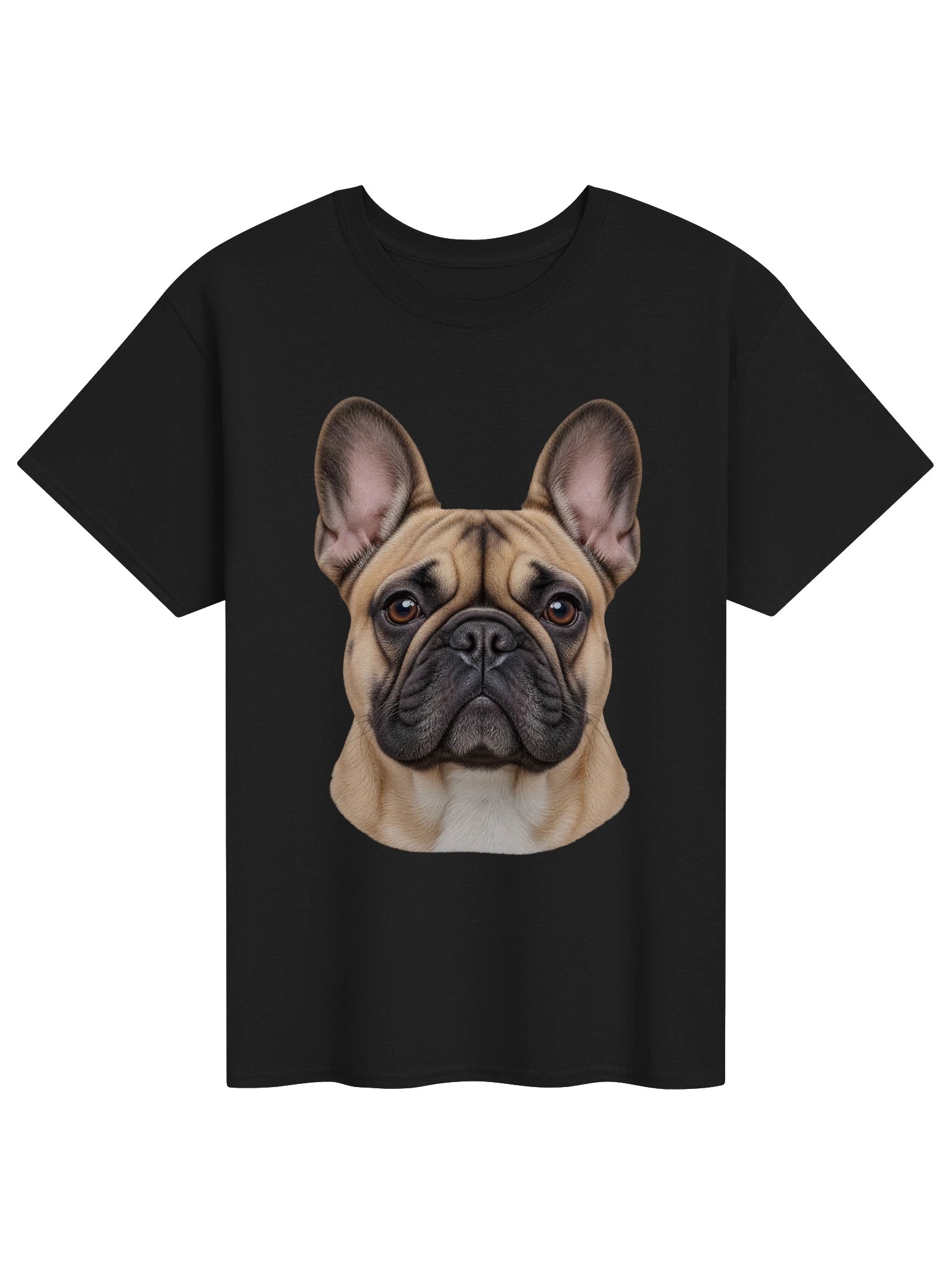 Dog - French Bulldog (Face) — Unisex Gildan Heavyweight 100% Cotton T-Shirt product image (1)