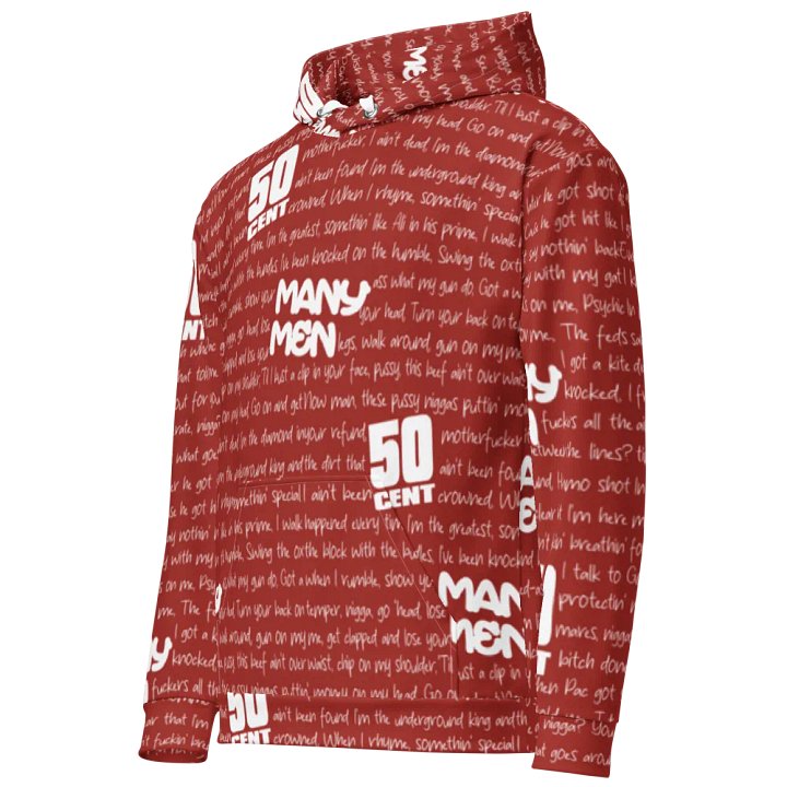 Many Men - 50 Cent - RED - Unisex Hoodie product image (1)
