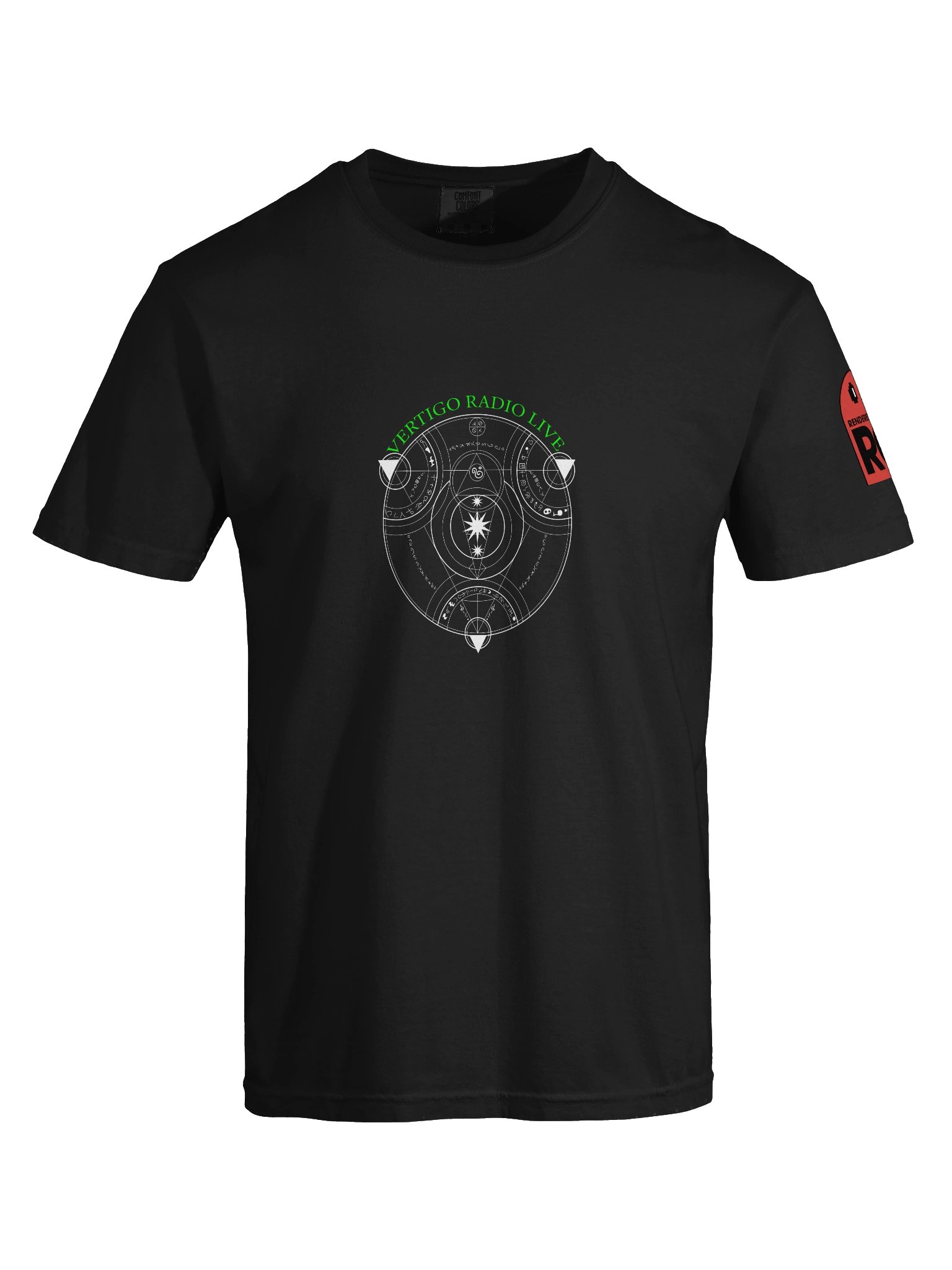 Vertigo Radio Live T-Shirt: Vector Green product image (73)
