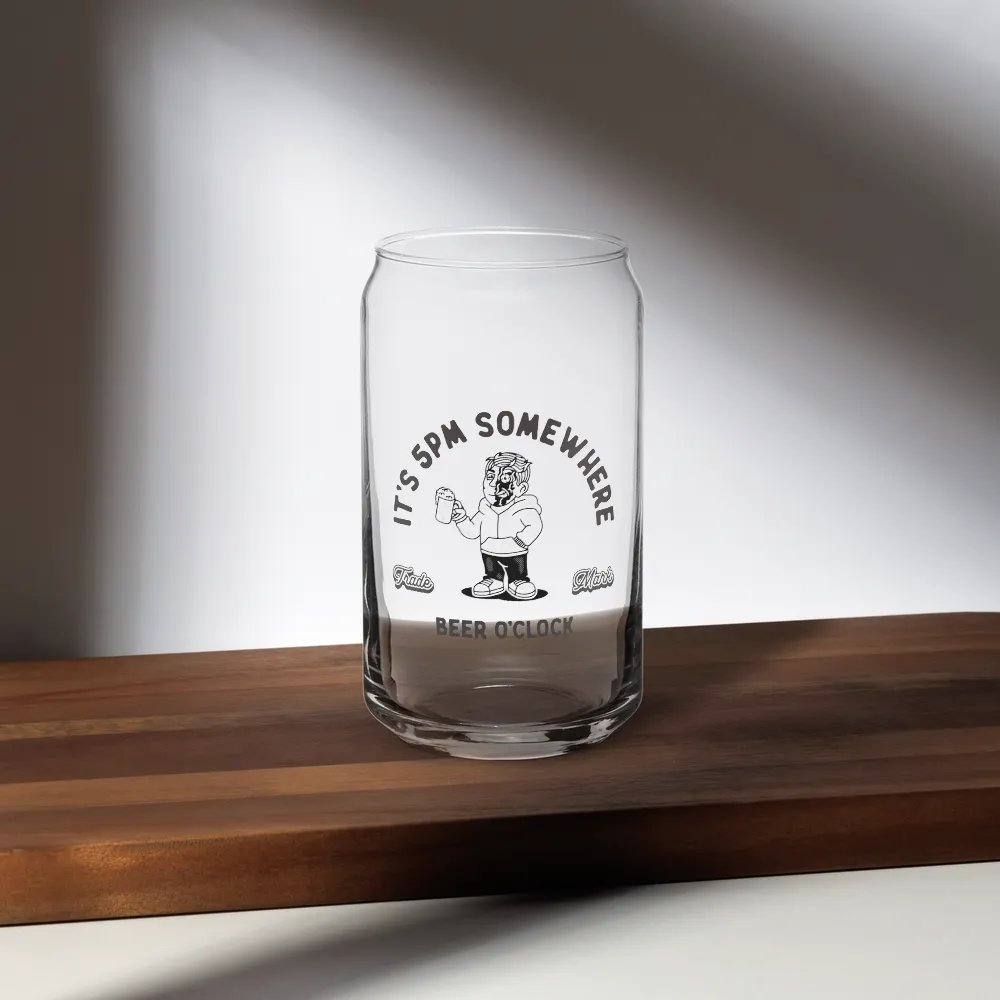 Its 5 PM somewhere Can Shaped Glass product image (35)