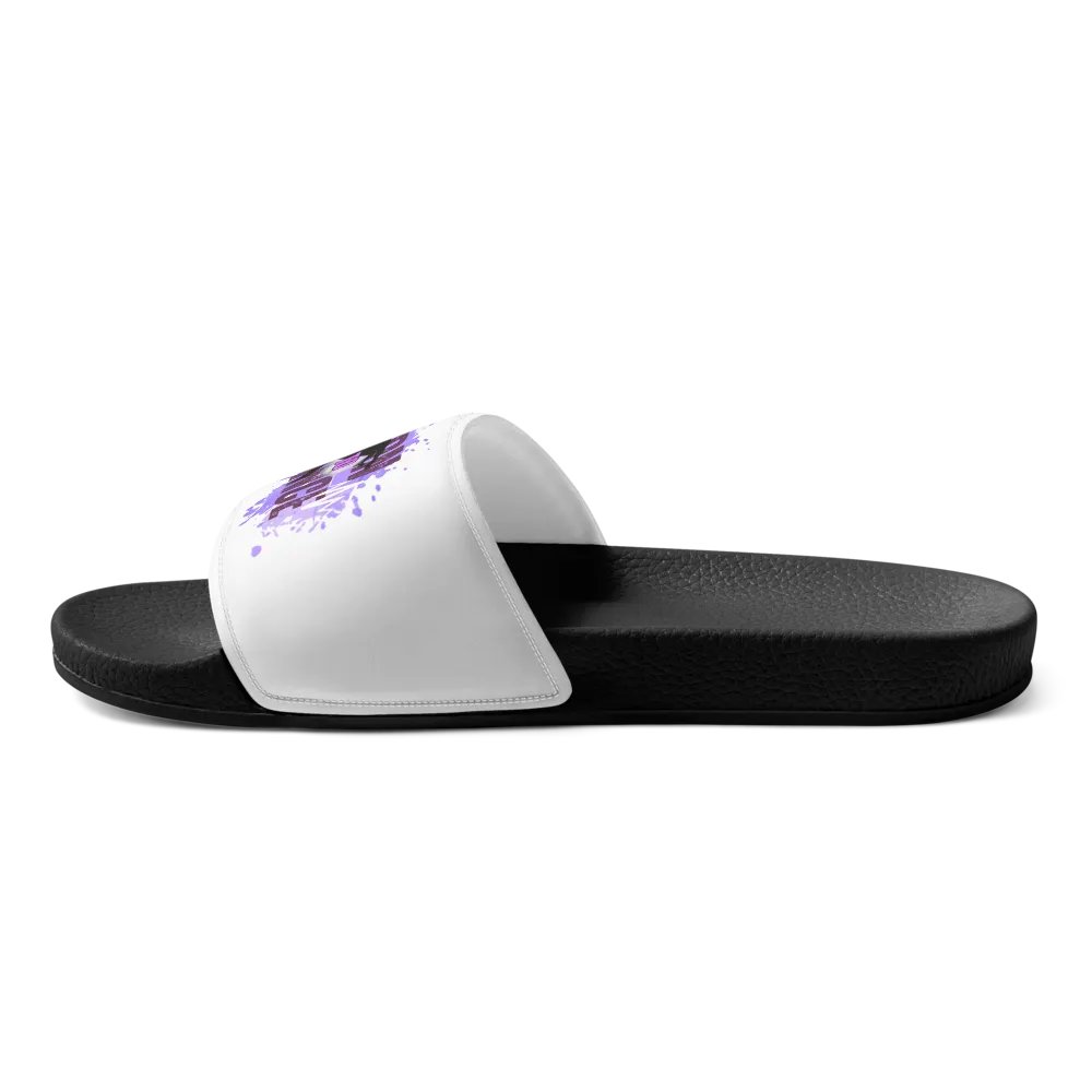 Born to Dance His Silhouette Men's Slides product image (11)