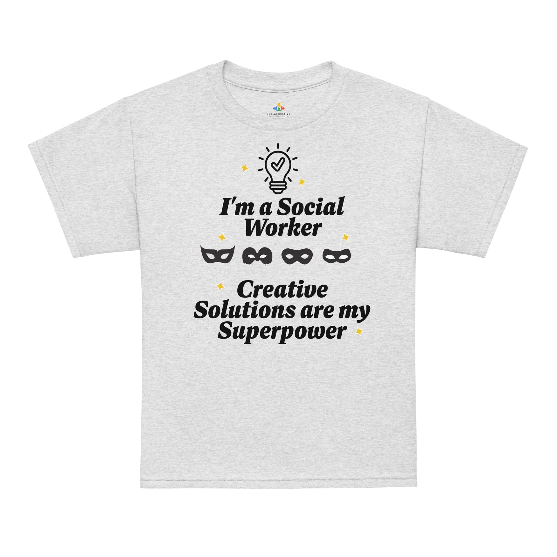 I am a Social Worker. Creative Solutions Are My Superpower Kids T-Shirt product image (1)