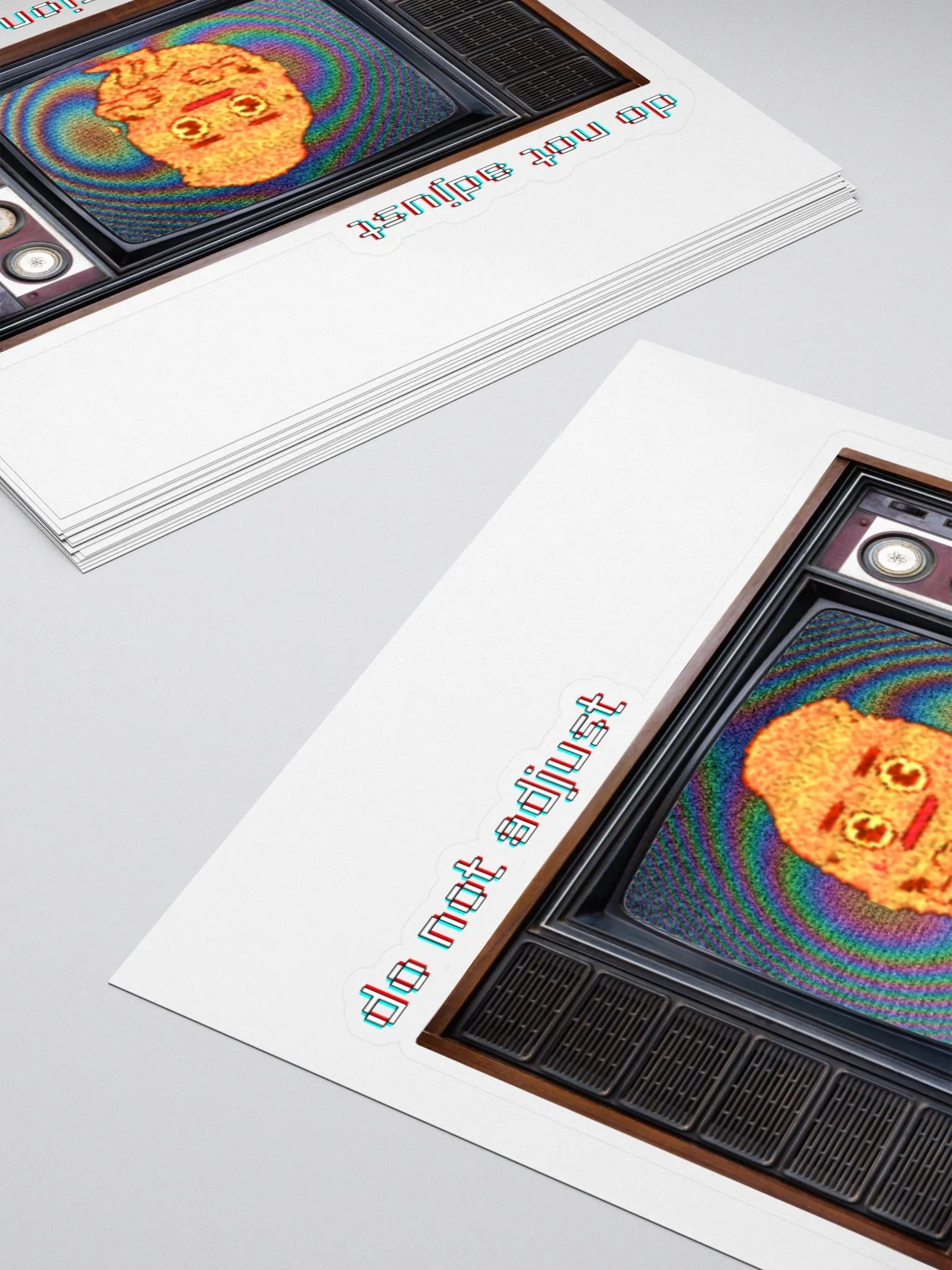 TATERVISION kiss-cut sticker product image (4)