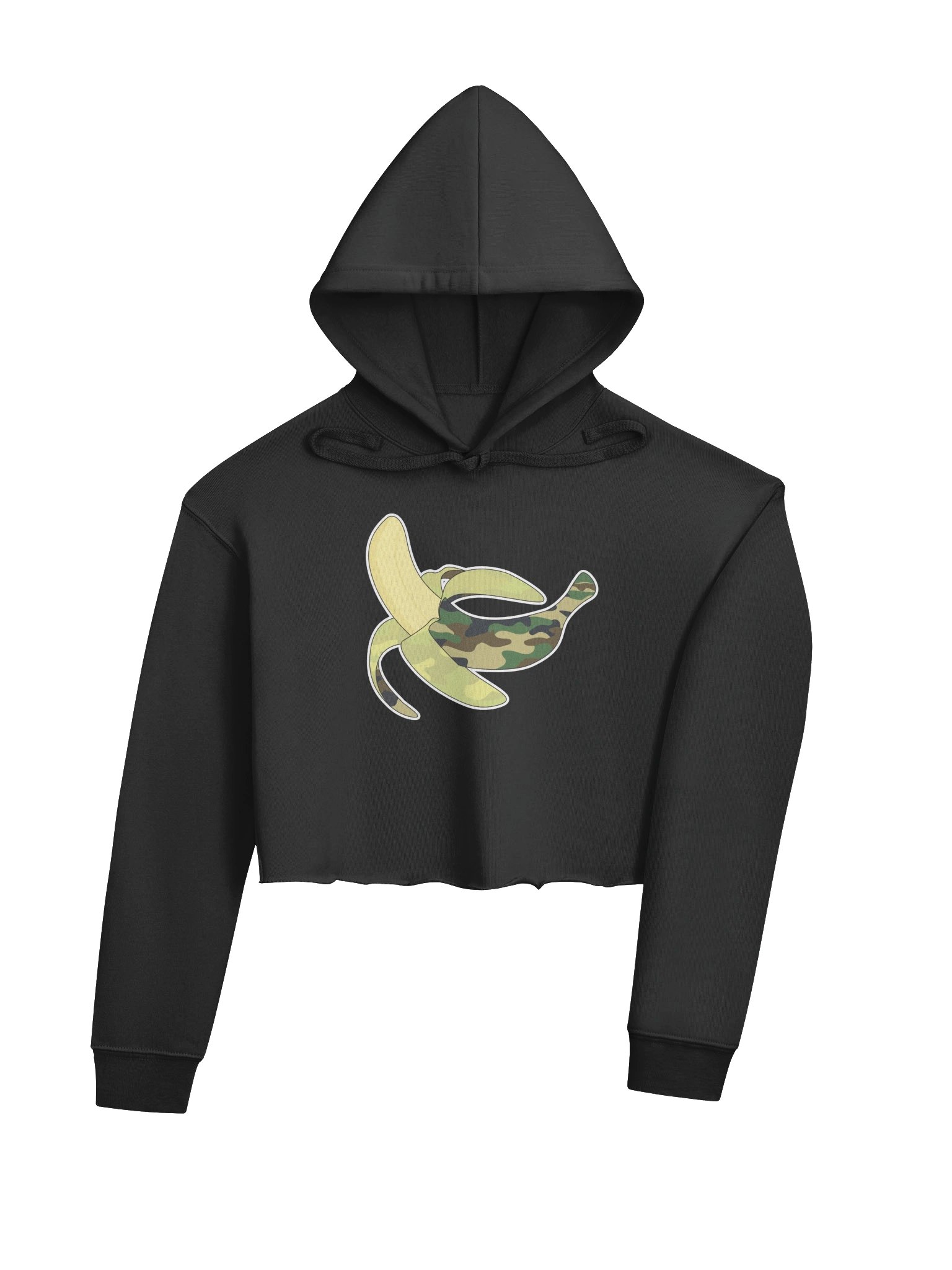 Banana Army Fleece Crop Hoodie product image (10)