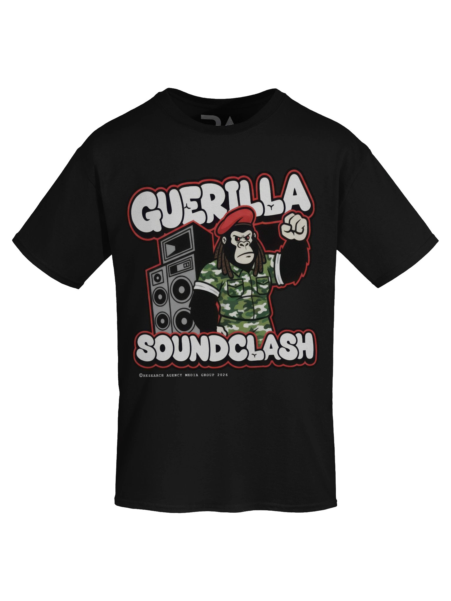 Guerilla Soundclash x Research Agency "PLUR Militants" T-Shirt product image (7)