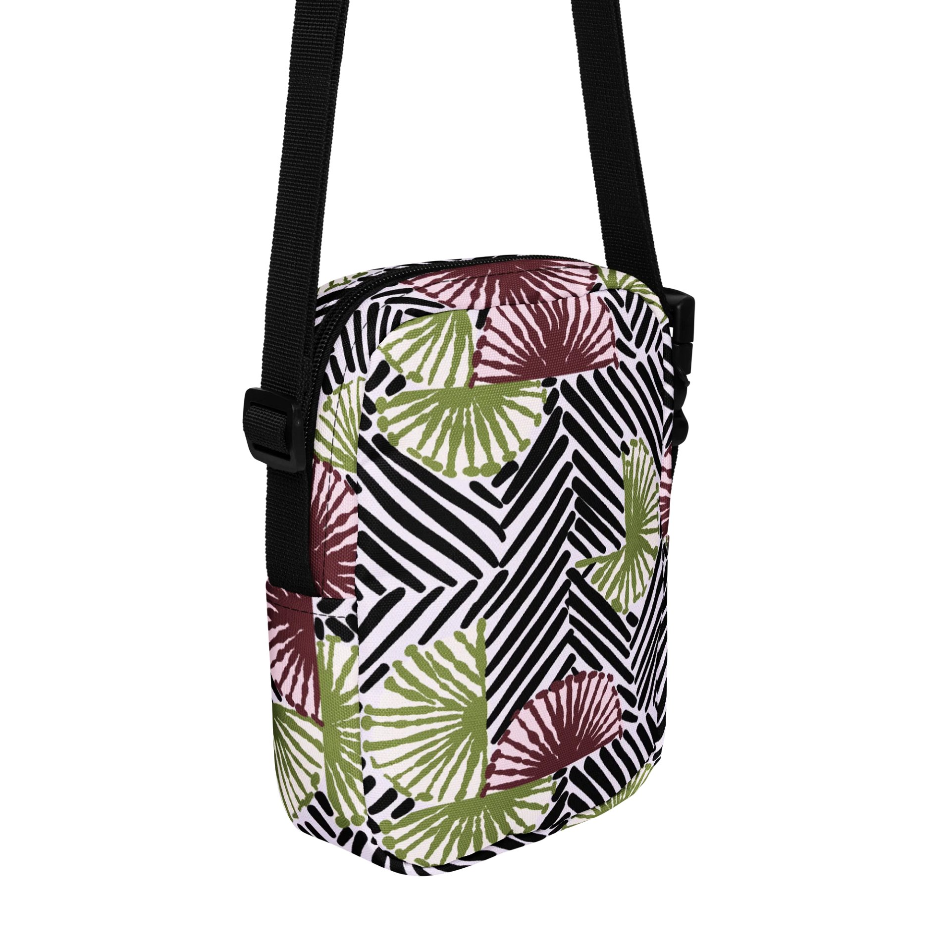 Afrococo Fan Stripes Geometric Print Crossbody product image (3)