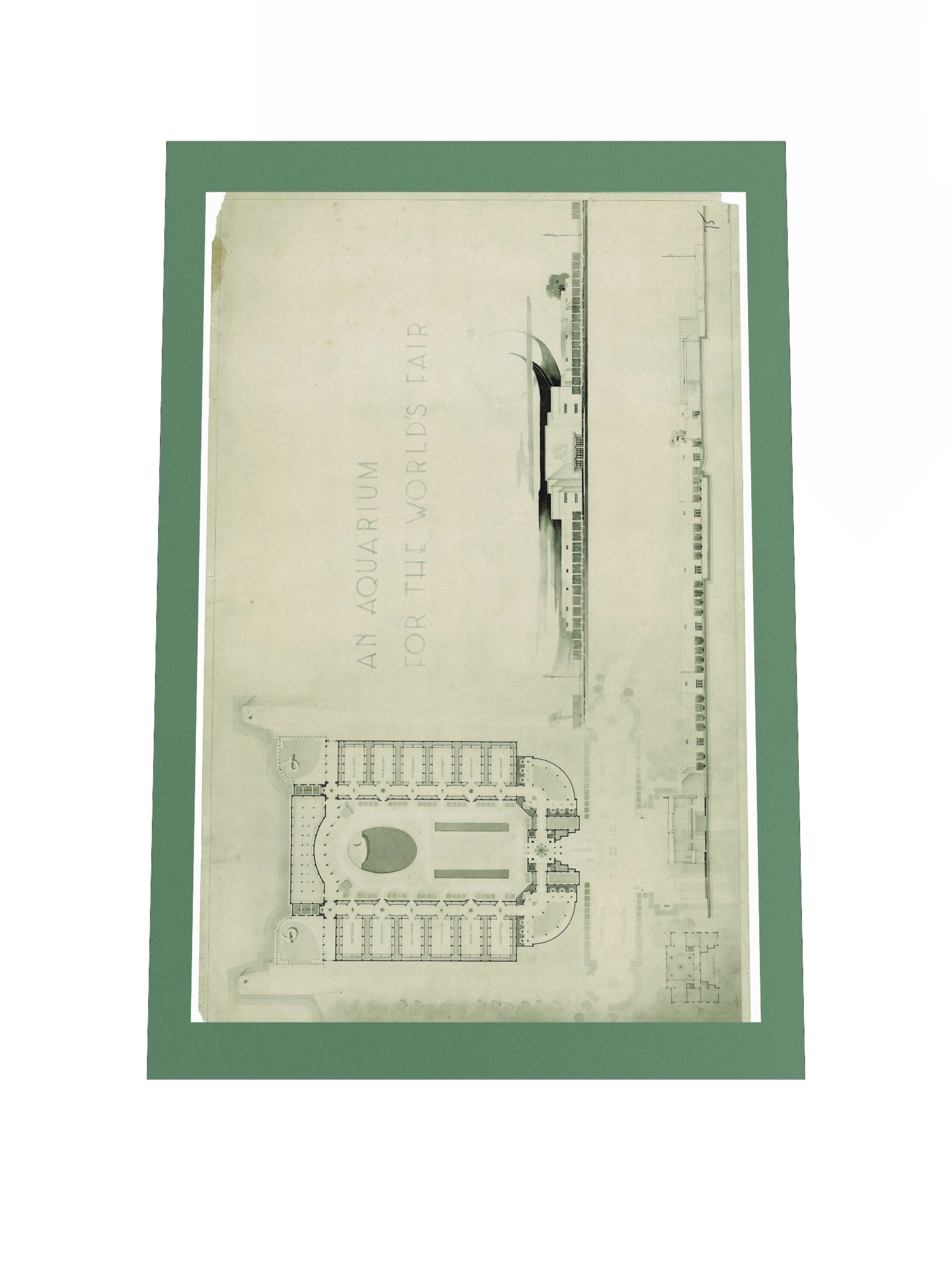AN AQUARIUM FOR THE WORLD'S FAIR (12x18) product image (1)