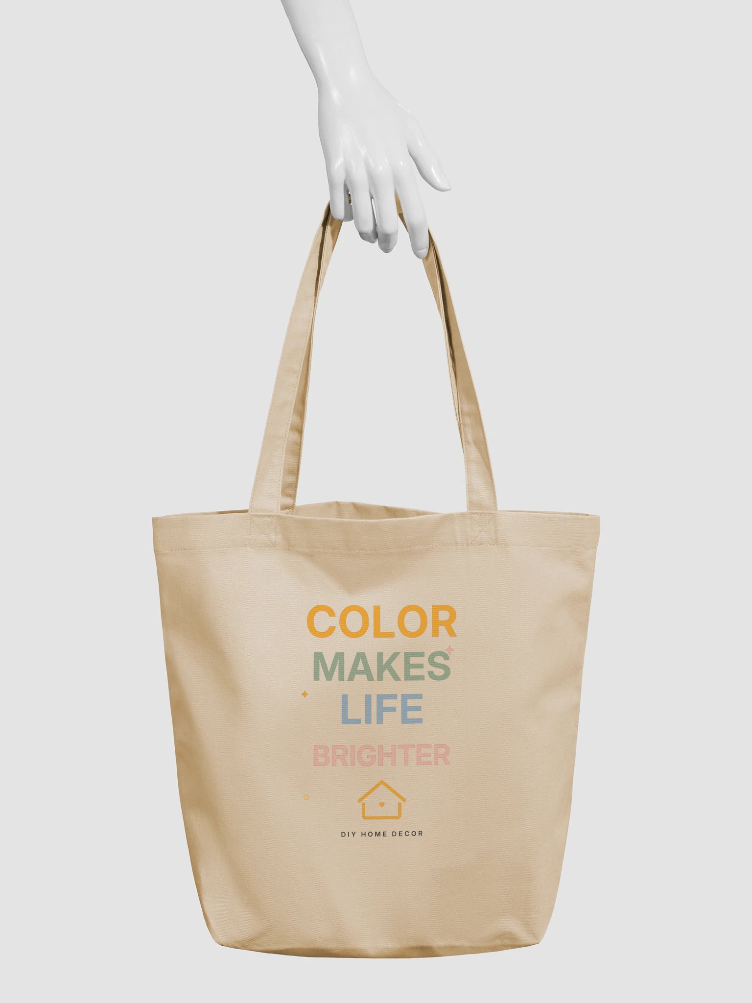 Color Makes Life Brighter Tote Bag product image (3)