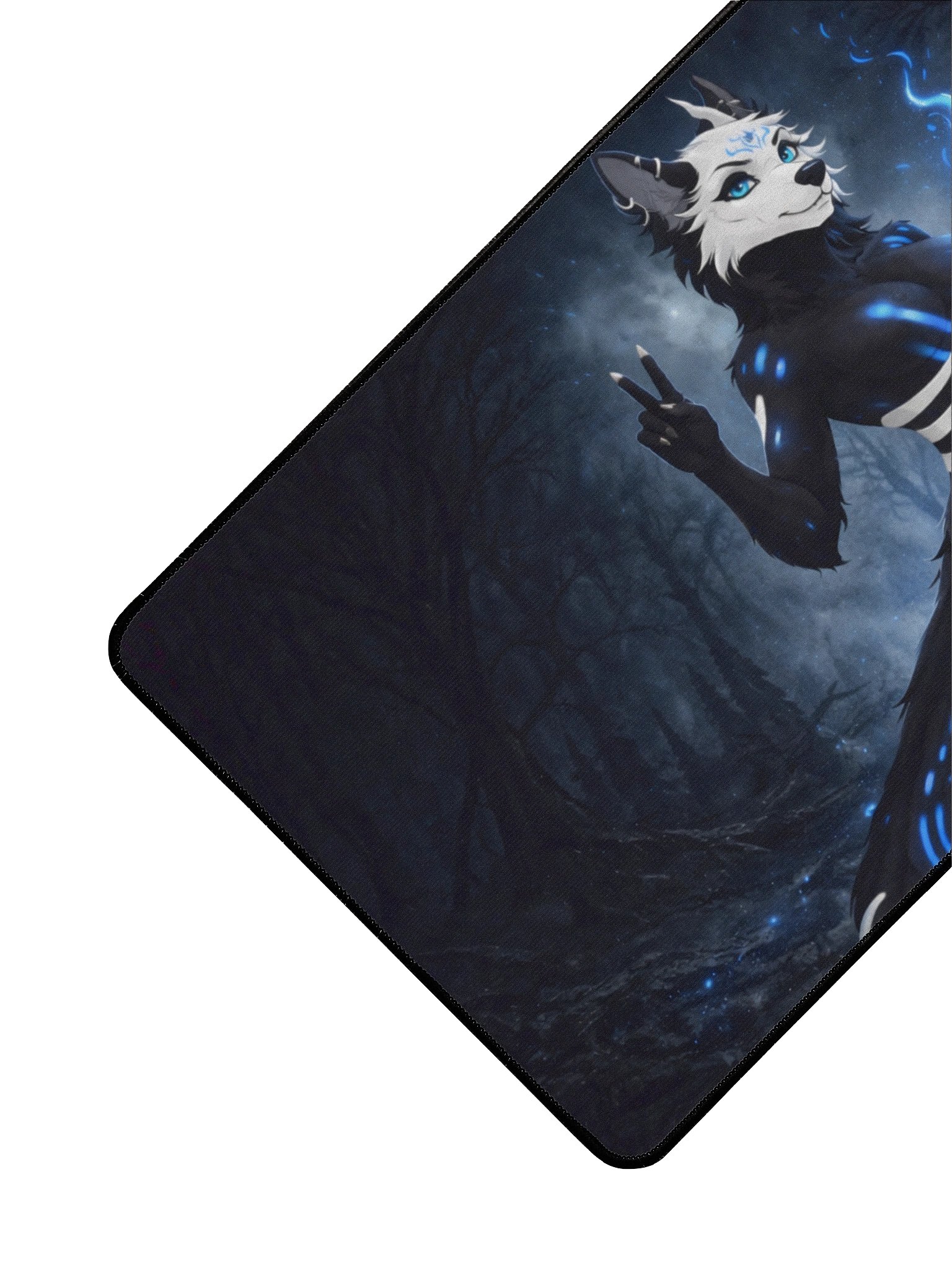 Grim Wolf Moonlight Forest Mousepad product image (3)