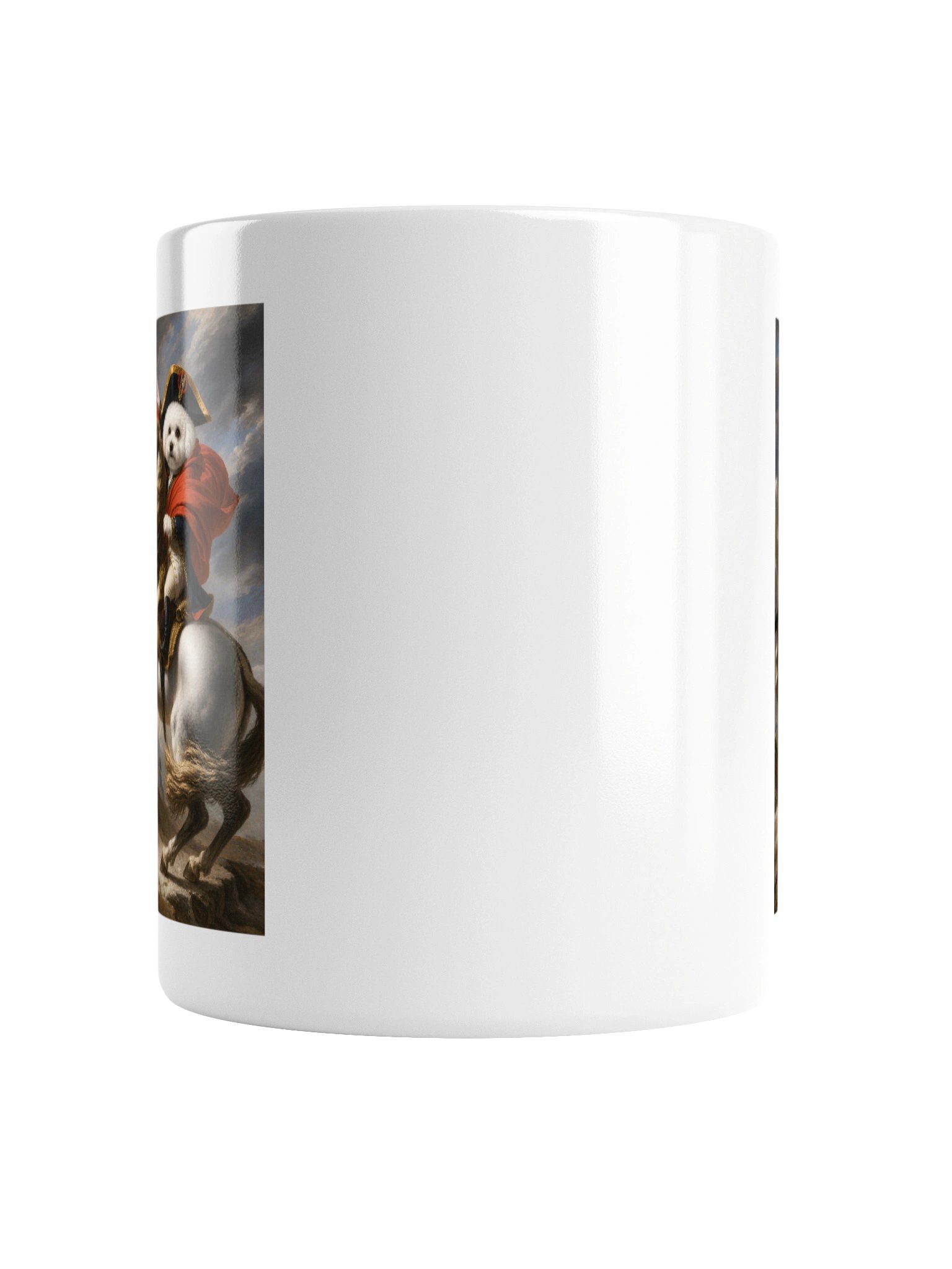 Bichon Napoleon Crossing the Alps Mug product image (2)