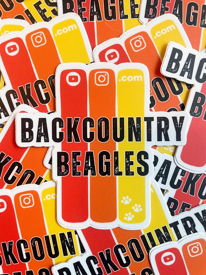 Backcountry Beagles Logo Sticker product image (2)