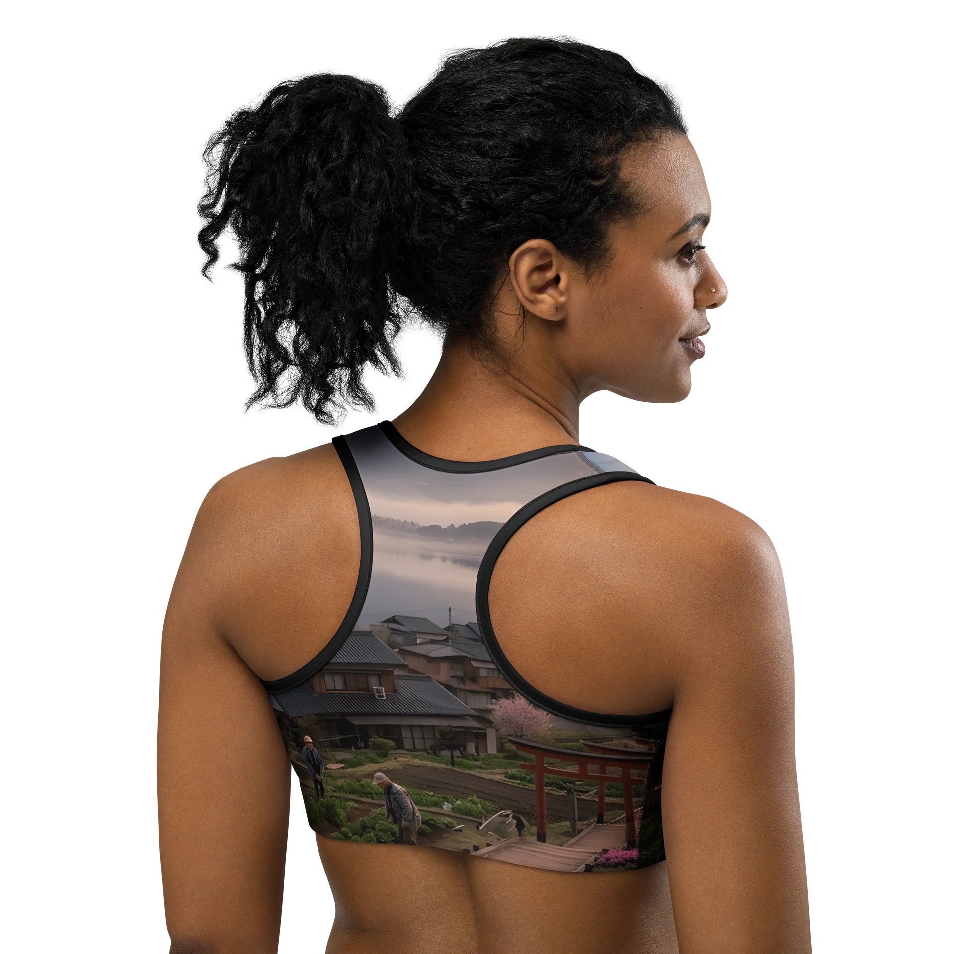 Mount Fuji Sports Bra | Moisture-Wicking Activewear Top product image (6)