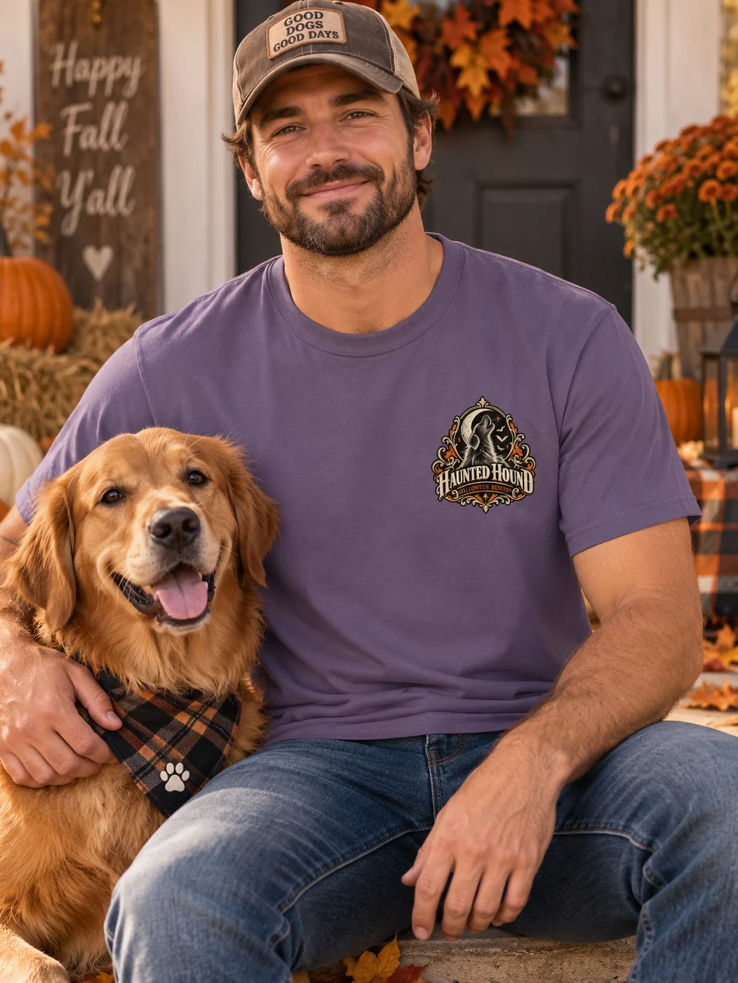 Haunted Hound Halloween Reserve Tee product image (2)
