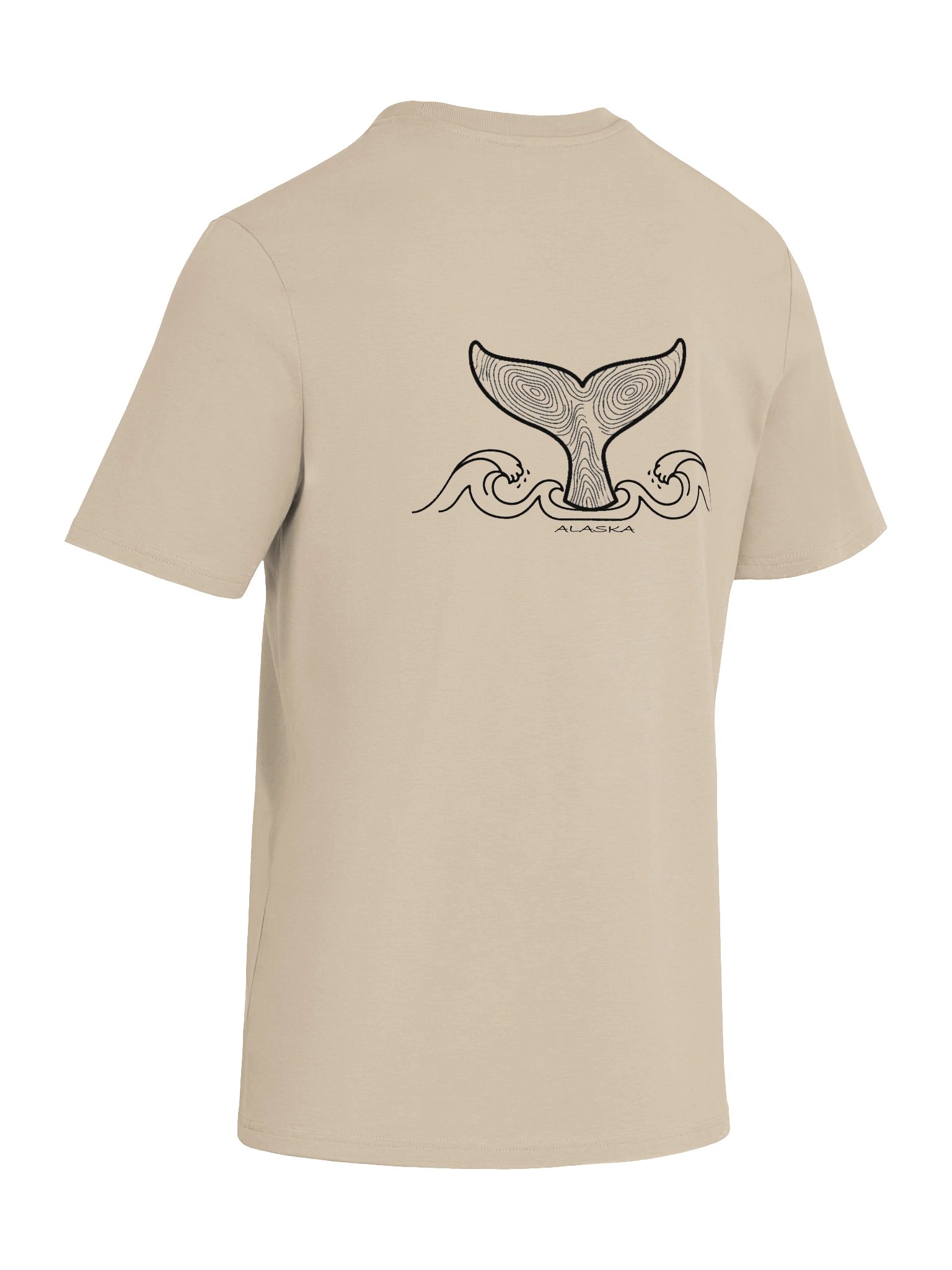 DELUXE "WHALE TAIL" ORGANIC COTTON TEE product image (31)