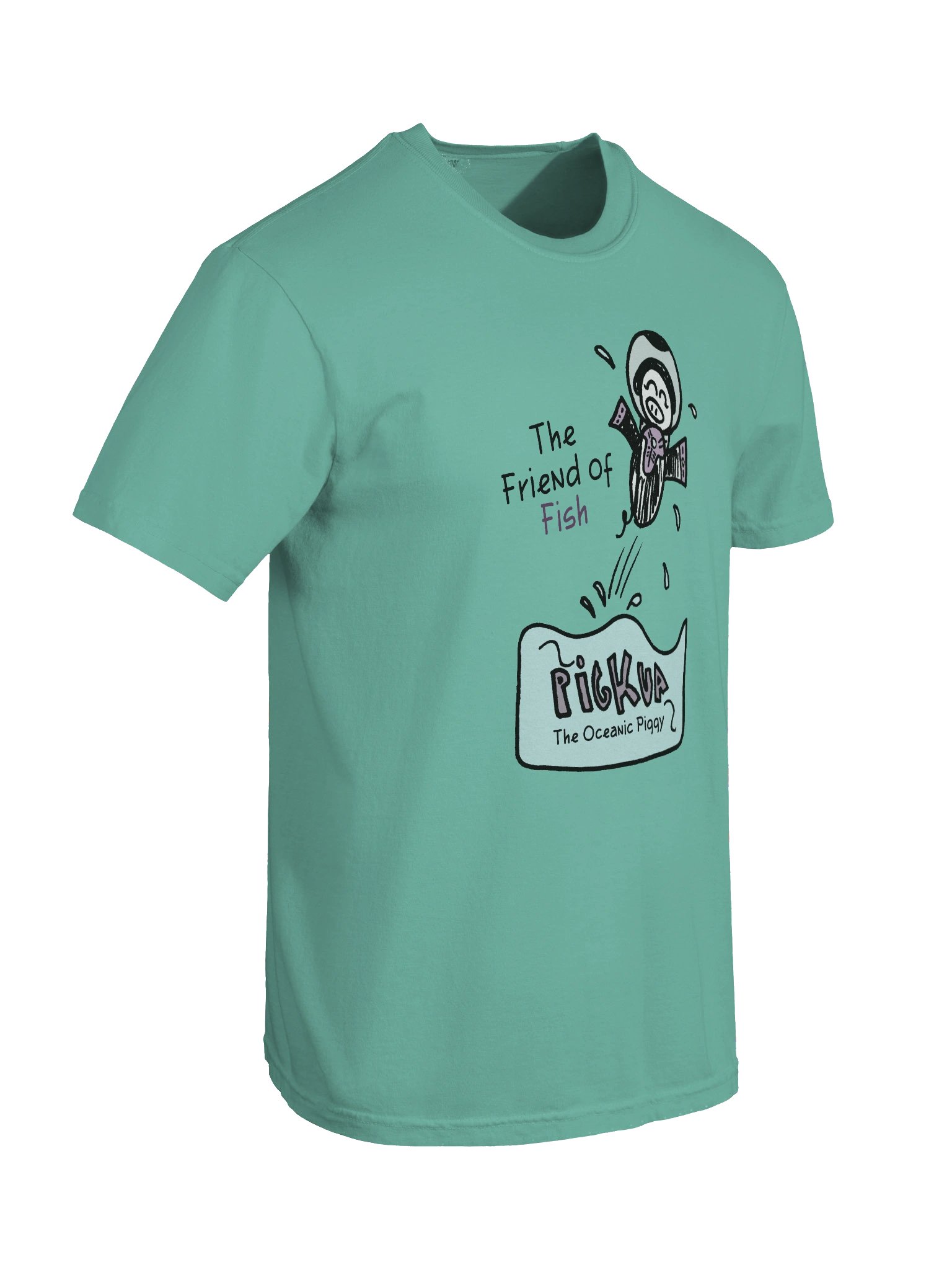 'Pigkua, the oceanic piggy' Pupsies! Heavyweight T-Shirt product image (8)