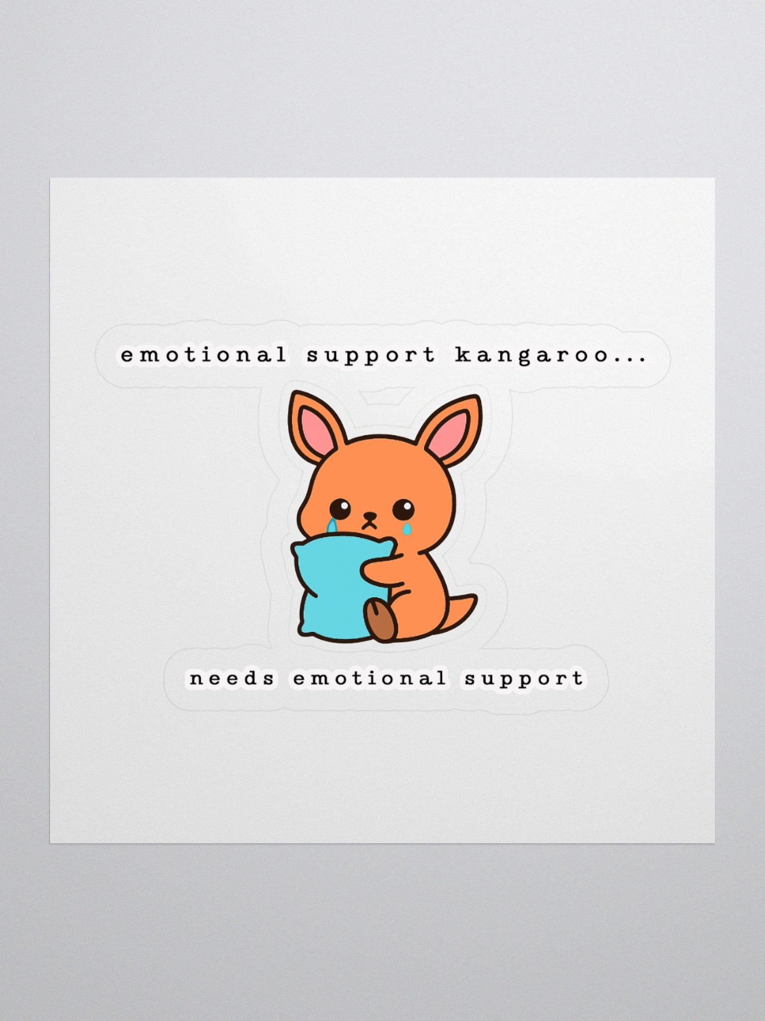 Emotional Support Kangaroo Sticker Set product image (1)