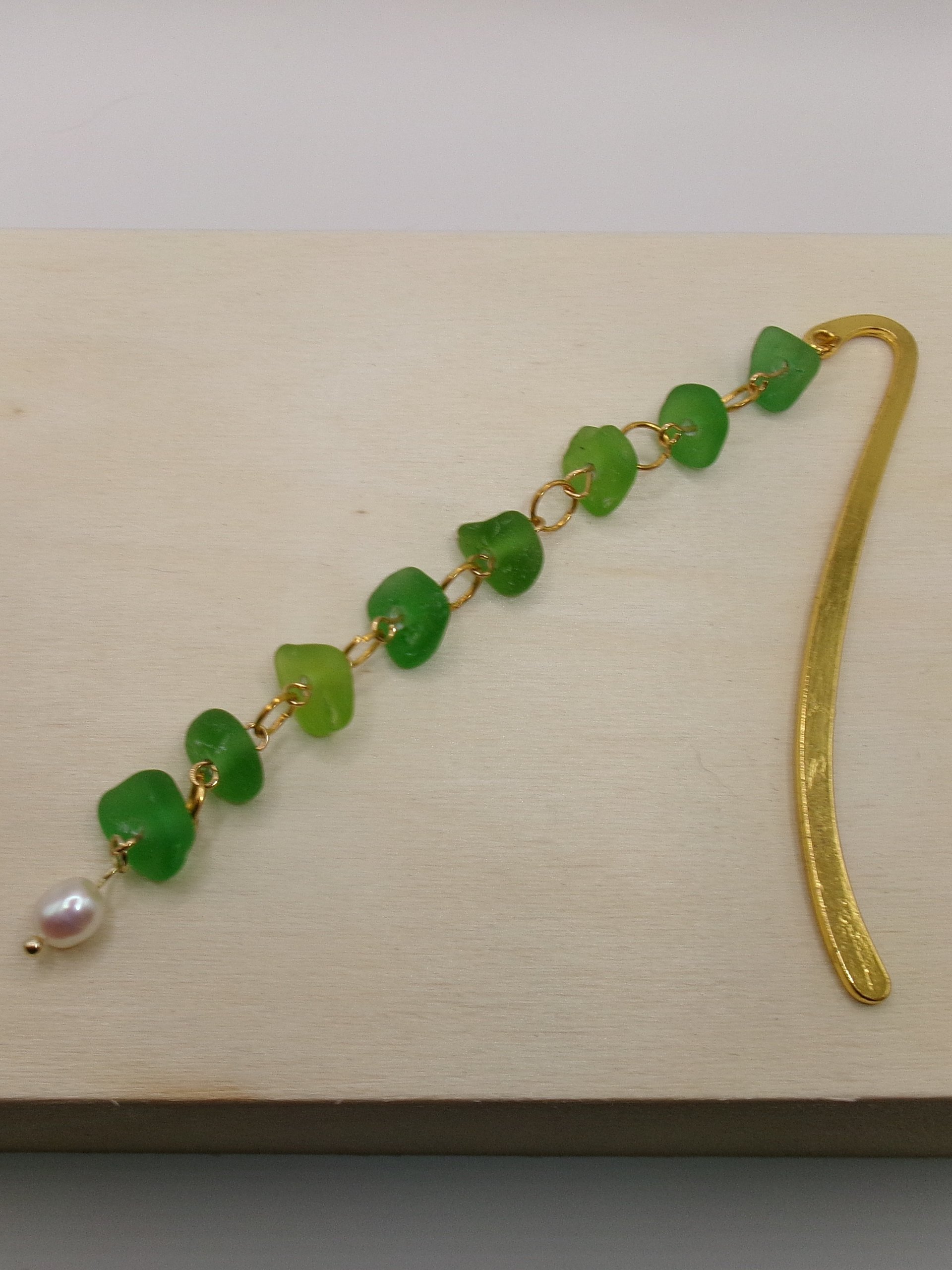 Green Sea Glass Bookmark product image (1)