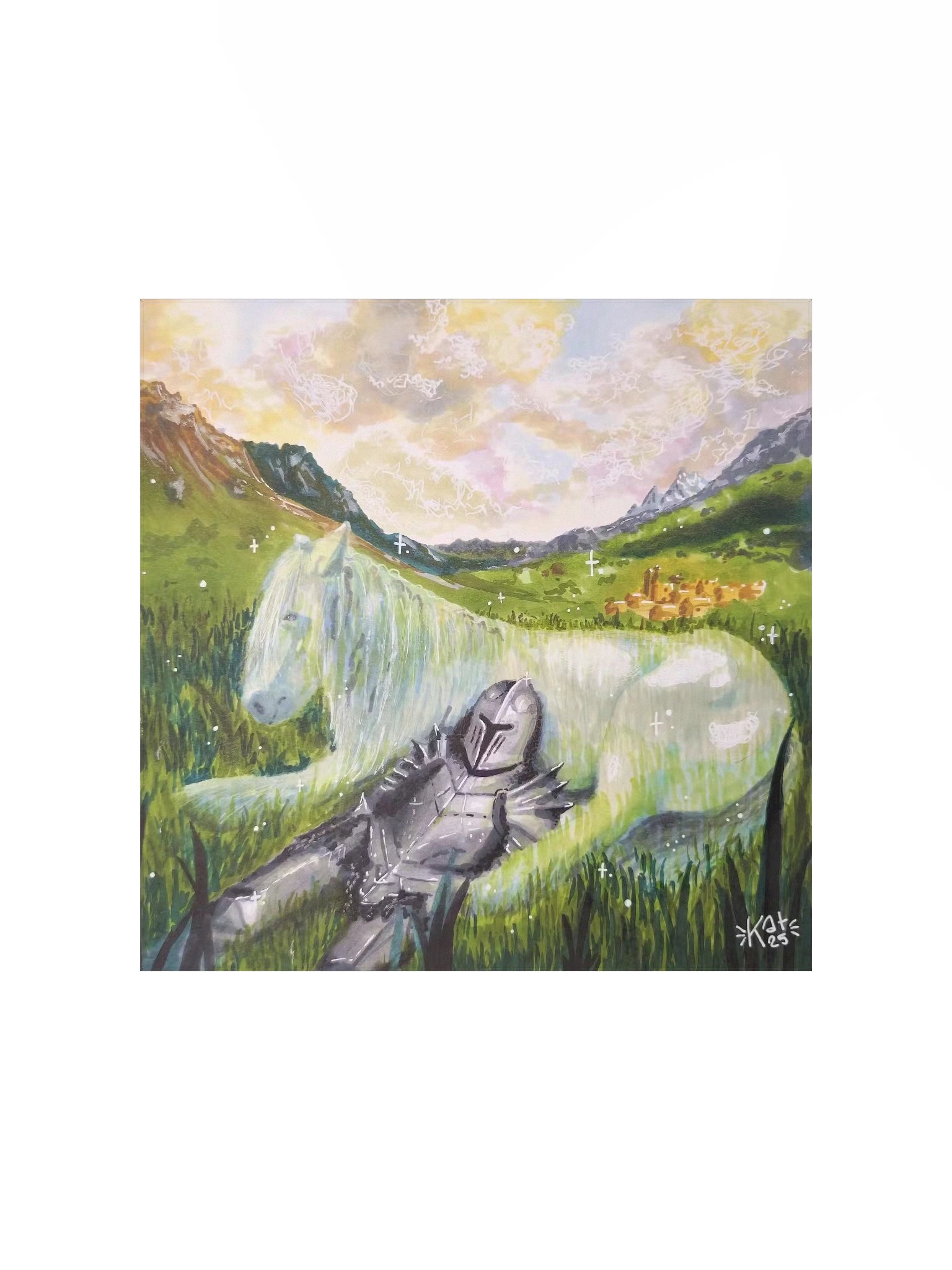 Spectral Knight Print product image (2)
