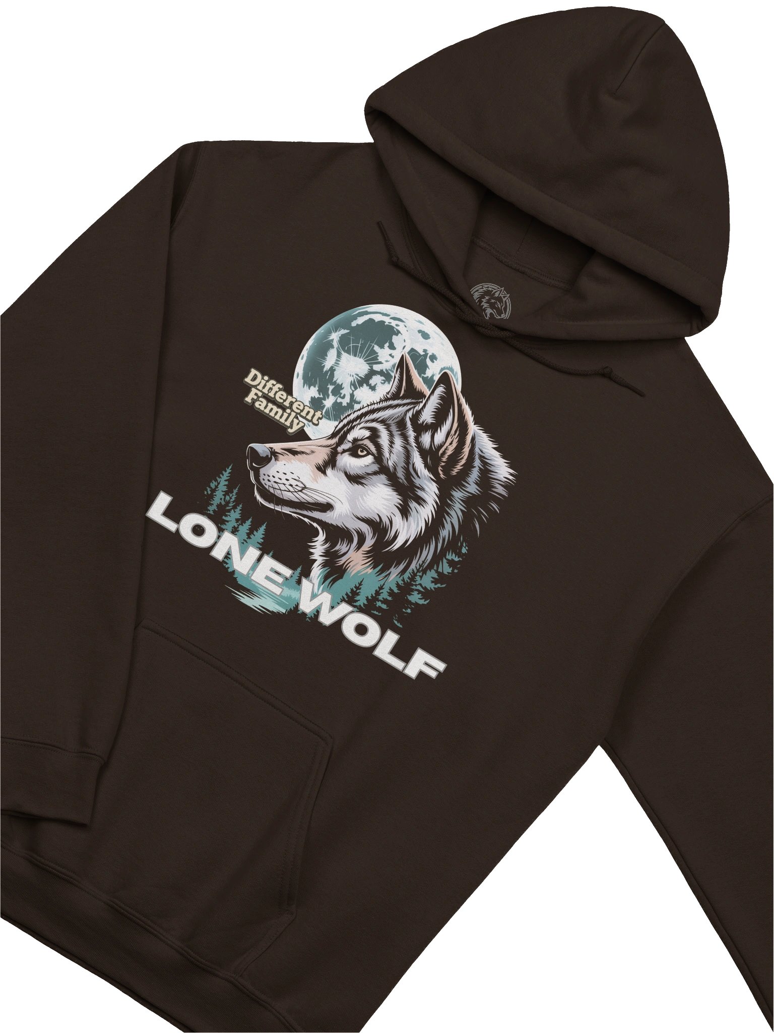 Lone Wolf Full Moon Hoodie product image (3)
