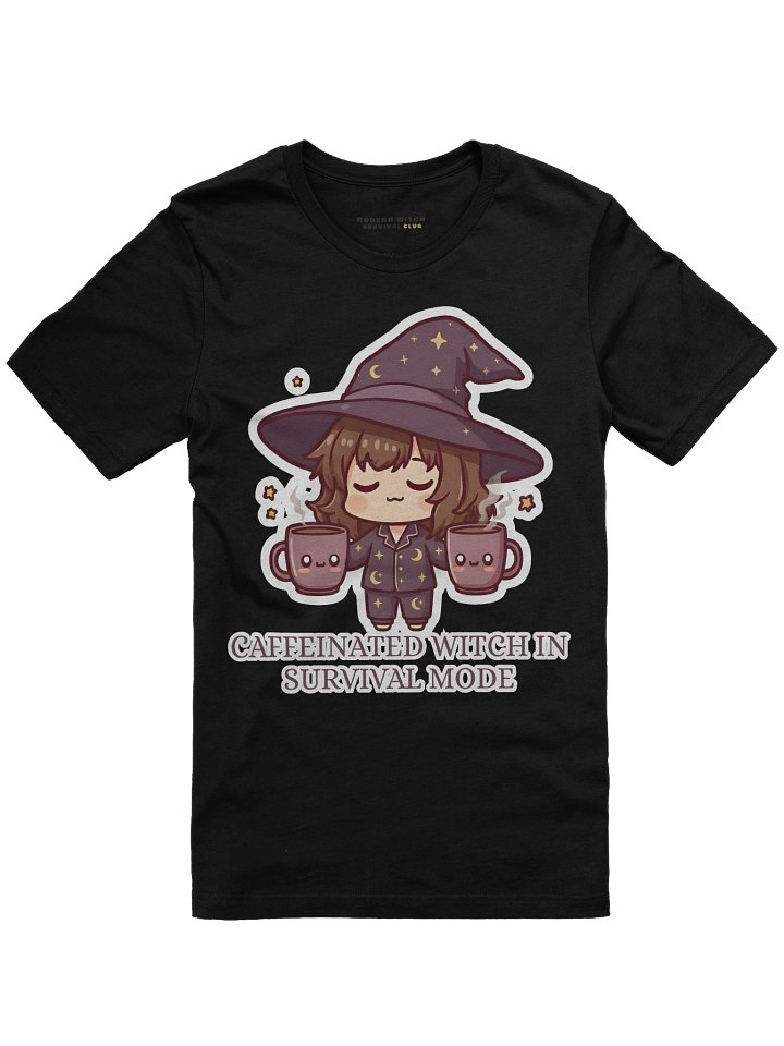 Caffeinated witch in survival mode - Cozy Witch T-Shirt product image (9)