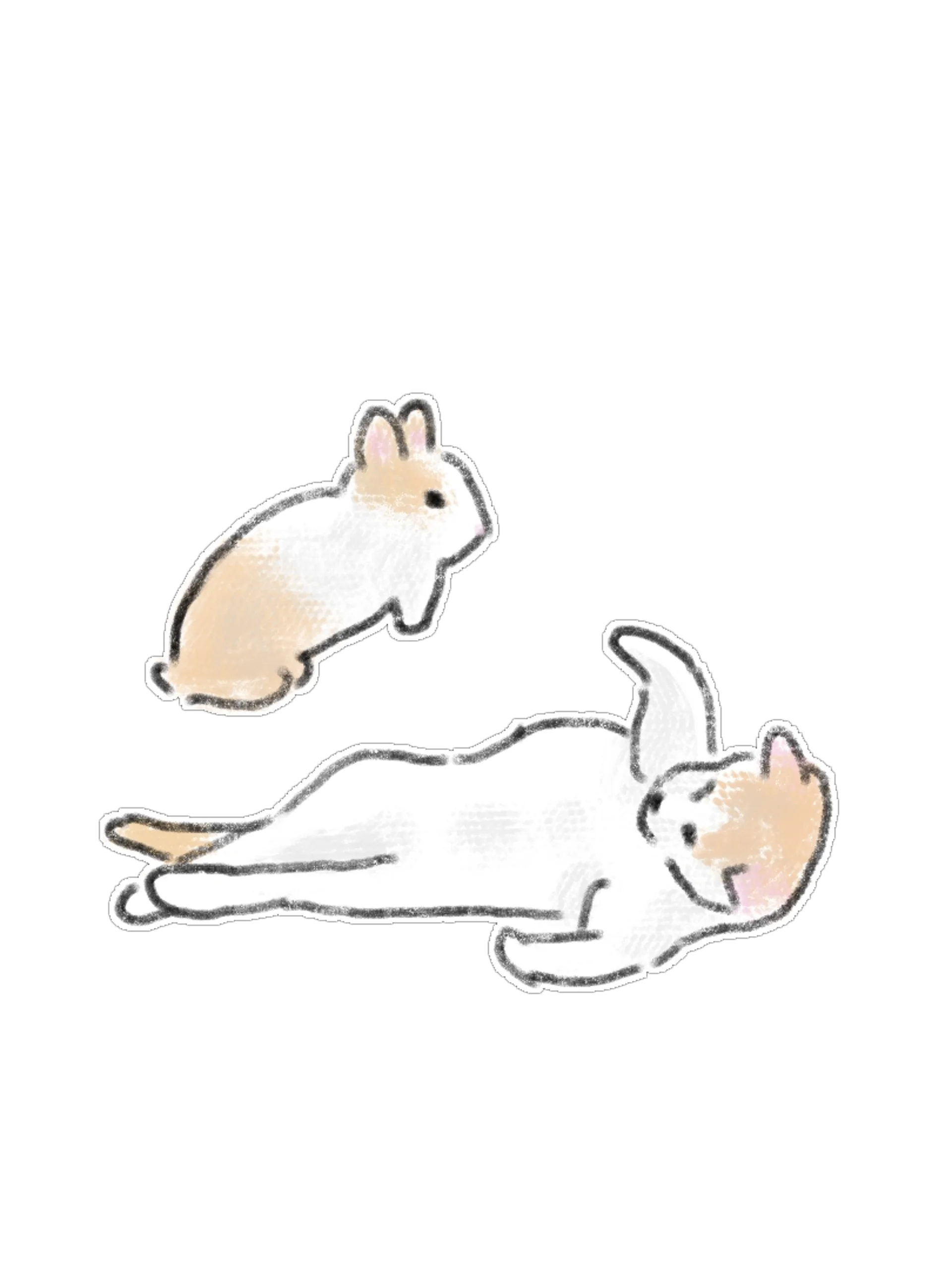15 Hand-Drawn Animal Friends PNG Clipart Bundle product image (7)