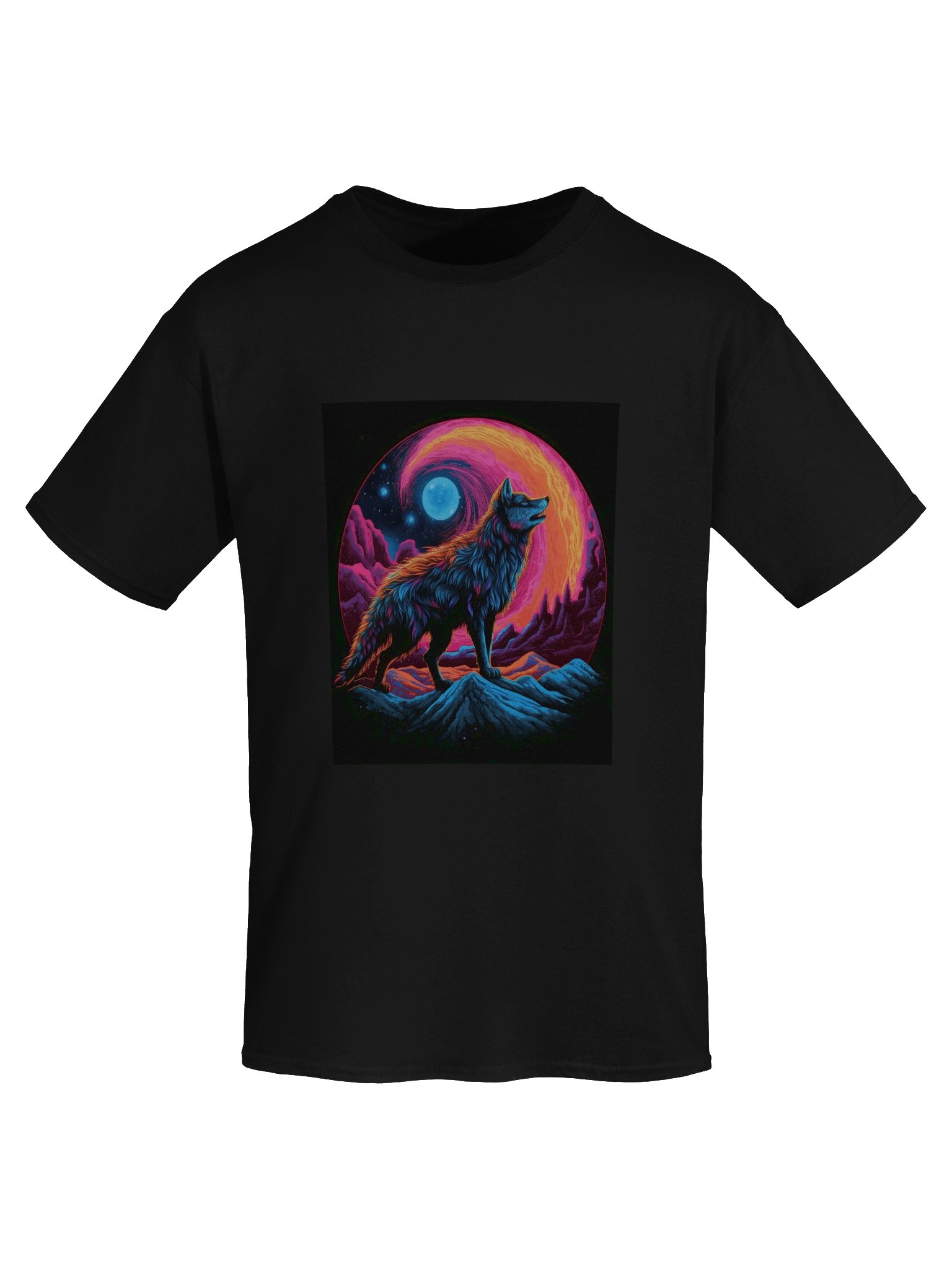 Lunar Wolf Mountain T-Shirt product image (5)