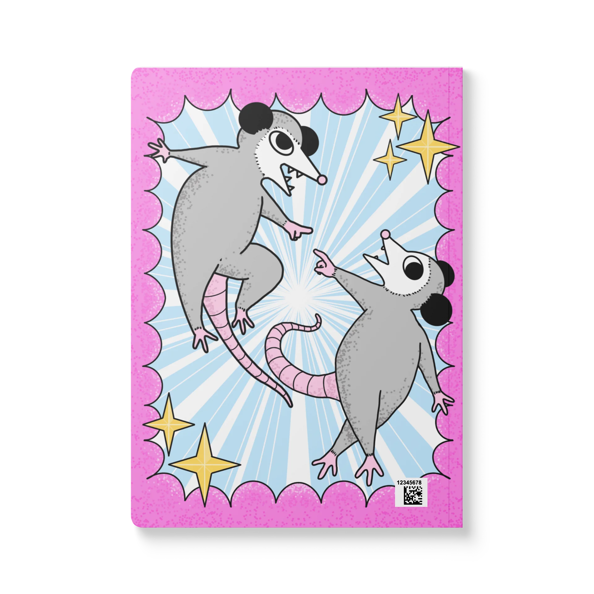 Pink Opossum Burst Journal product image (3)