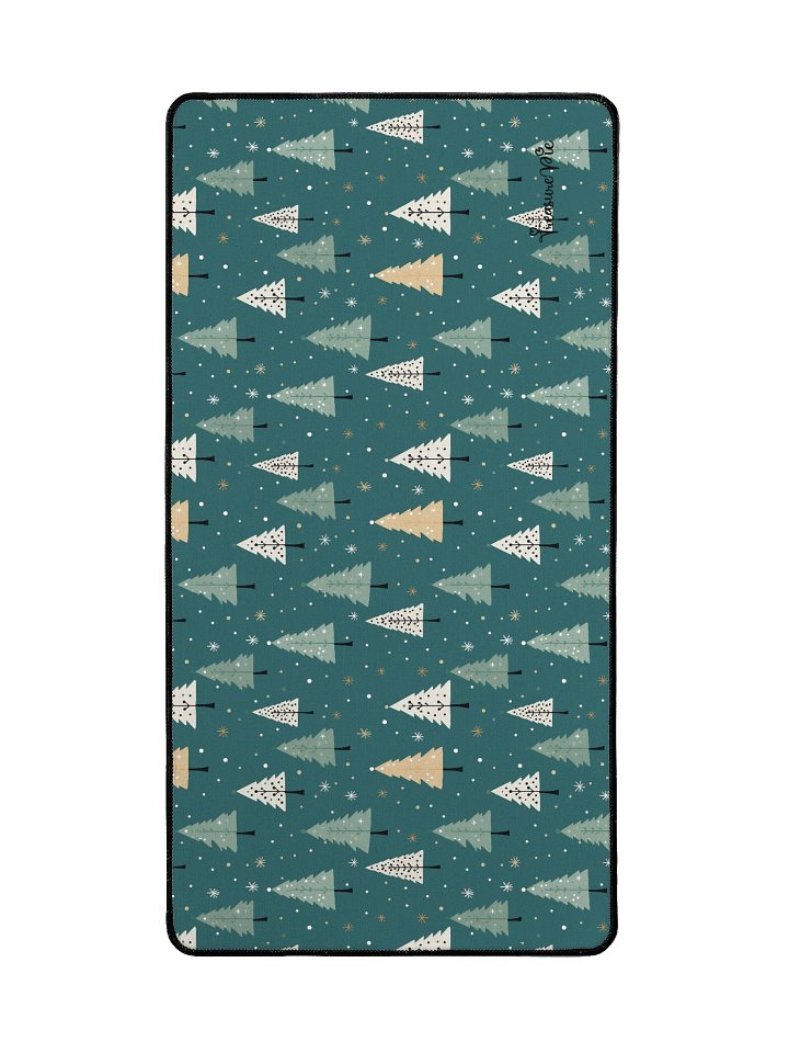 Christmas Tree Pattern Desk Mat by Treasure Pie product image (2)