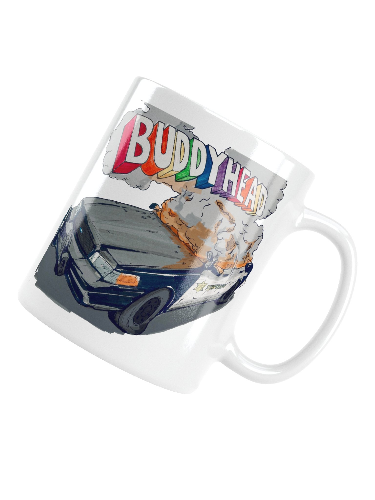 Cop car coffee mug product image (9)