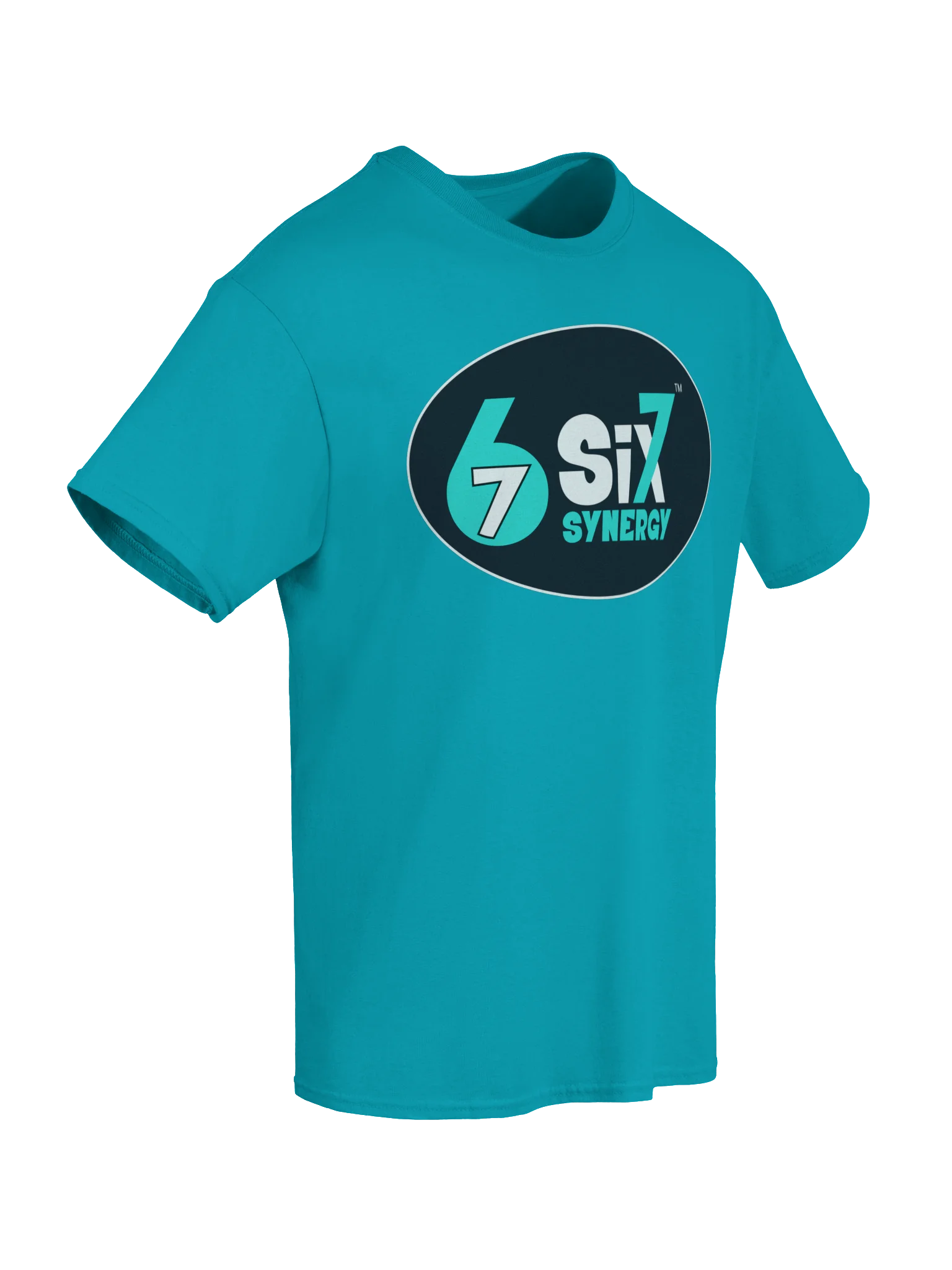 Adult T-Shirt - Tropical Blue, Main Logo product image (6)