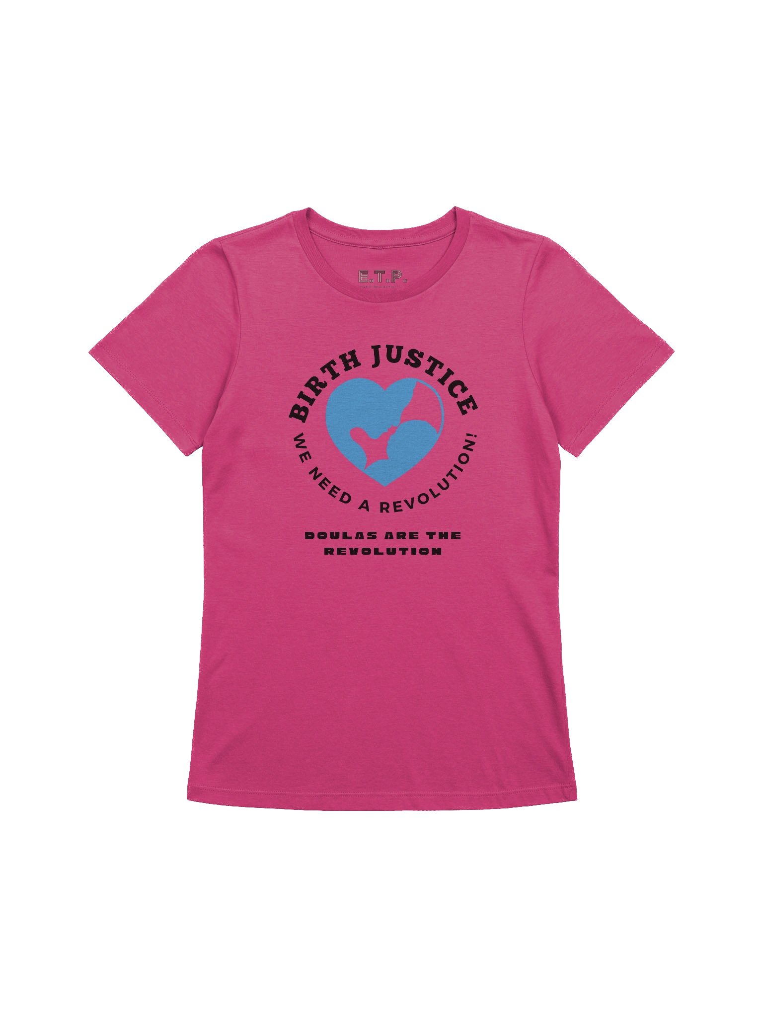 Birth Justice [Blue Heart] - Women's Relaxed T-Shirt product image (1)